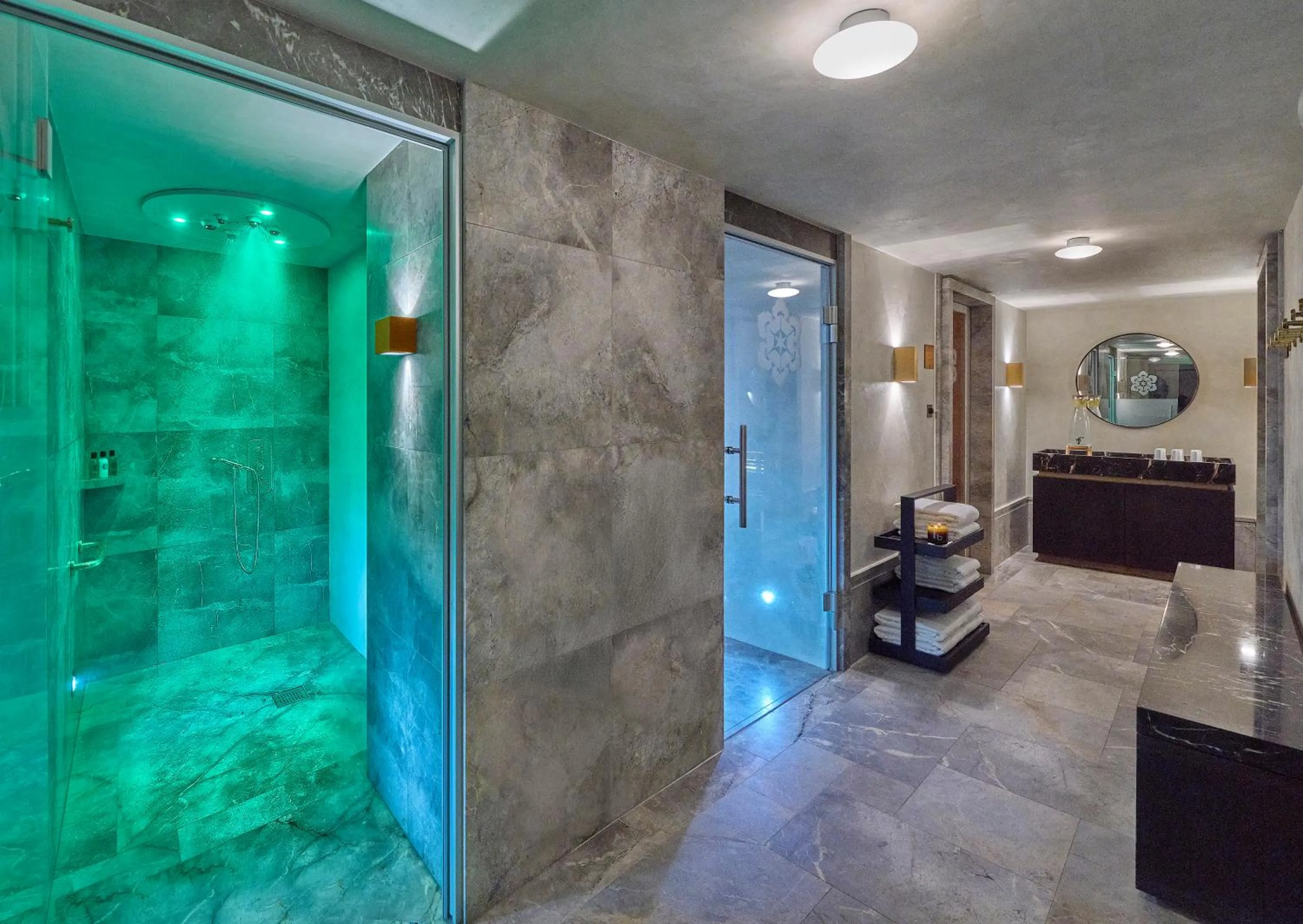 Spa and wellness centre/facilities in Apogée Courchevel, Oetker Hotels
