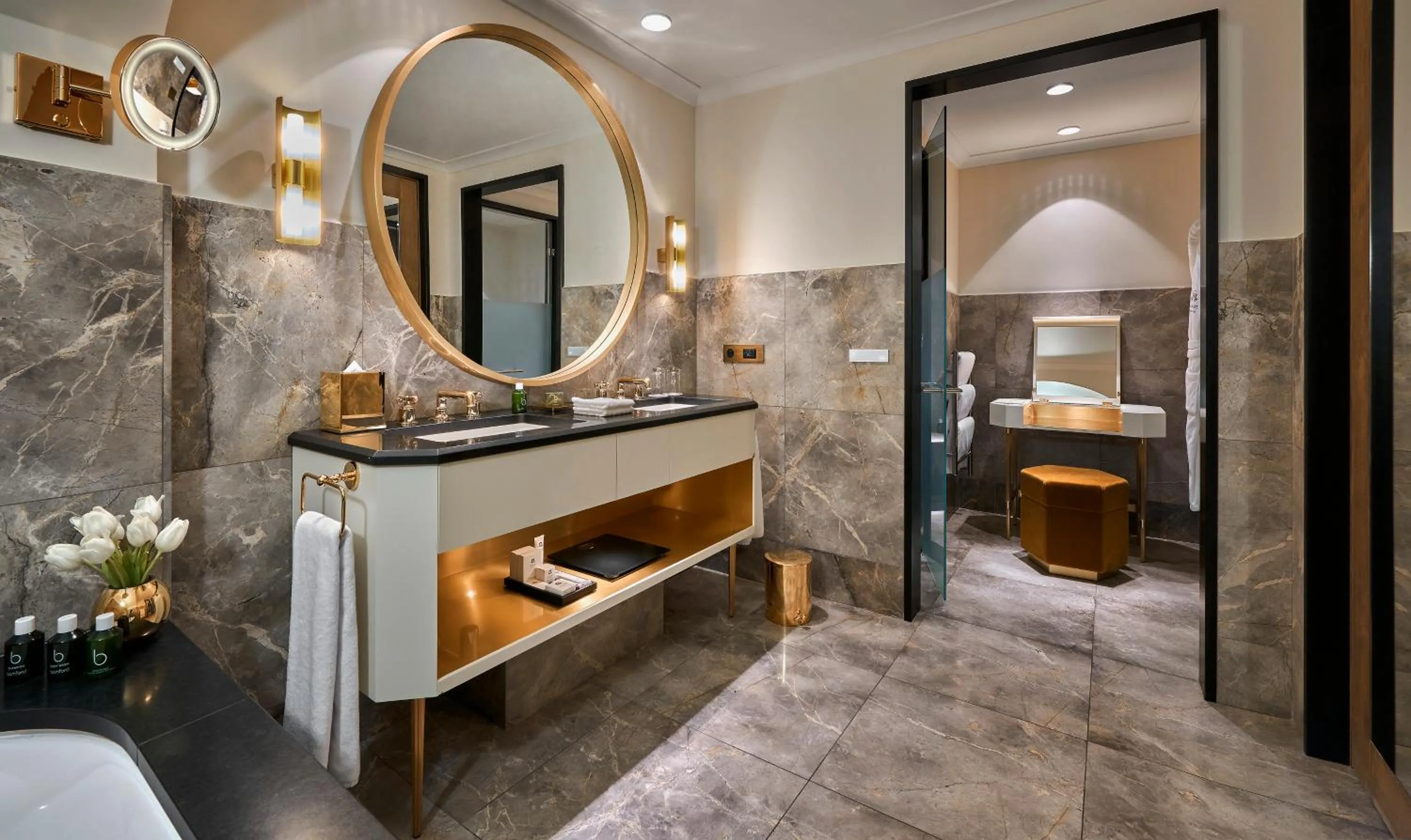 Bathroom in Apogée Courchevel, Oetker Hotels