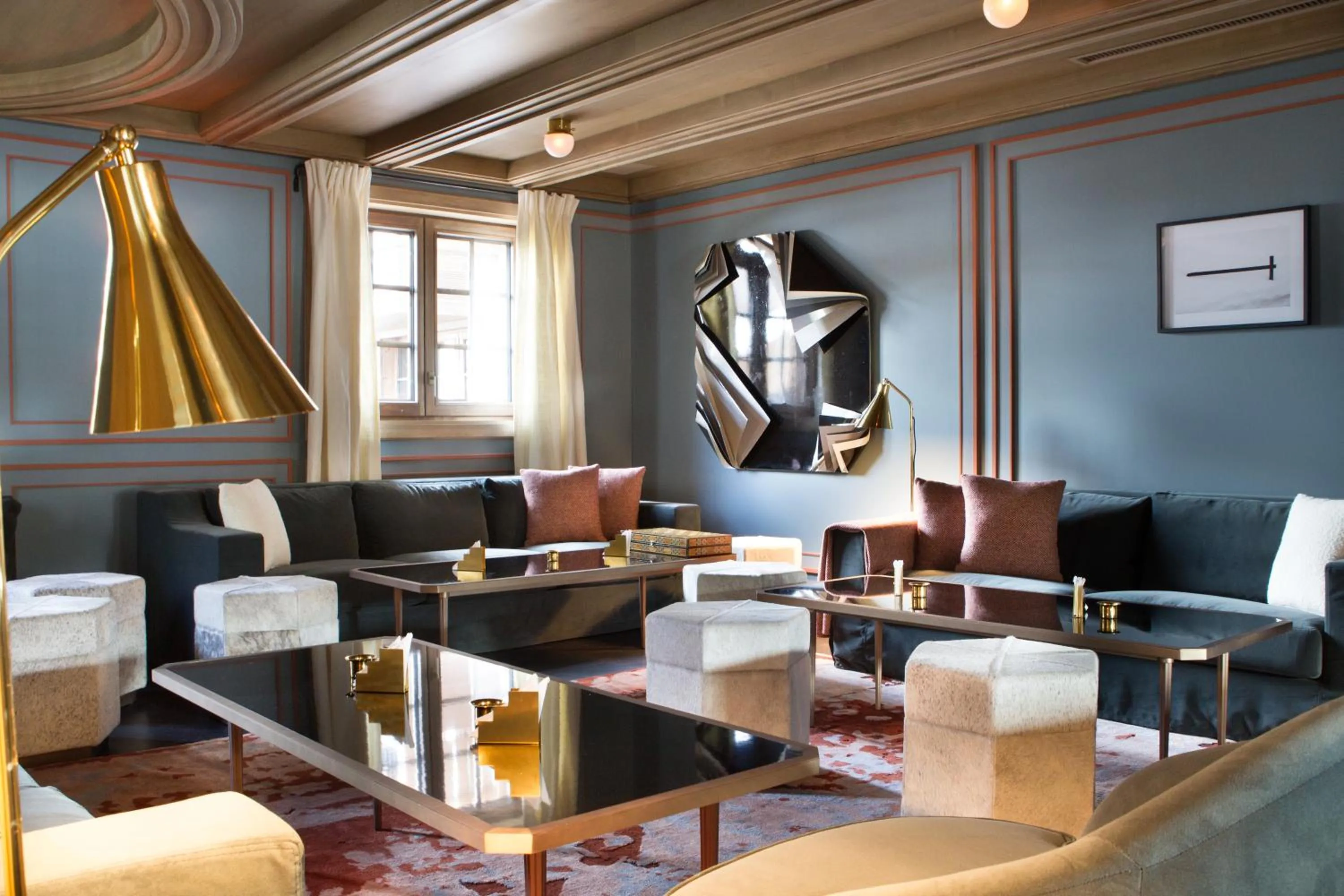 Lounge or bar in Apogée Courchevel, Oetker Hotels