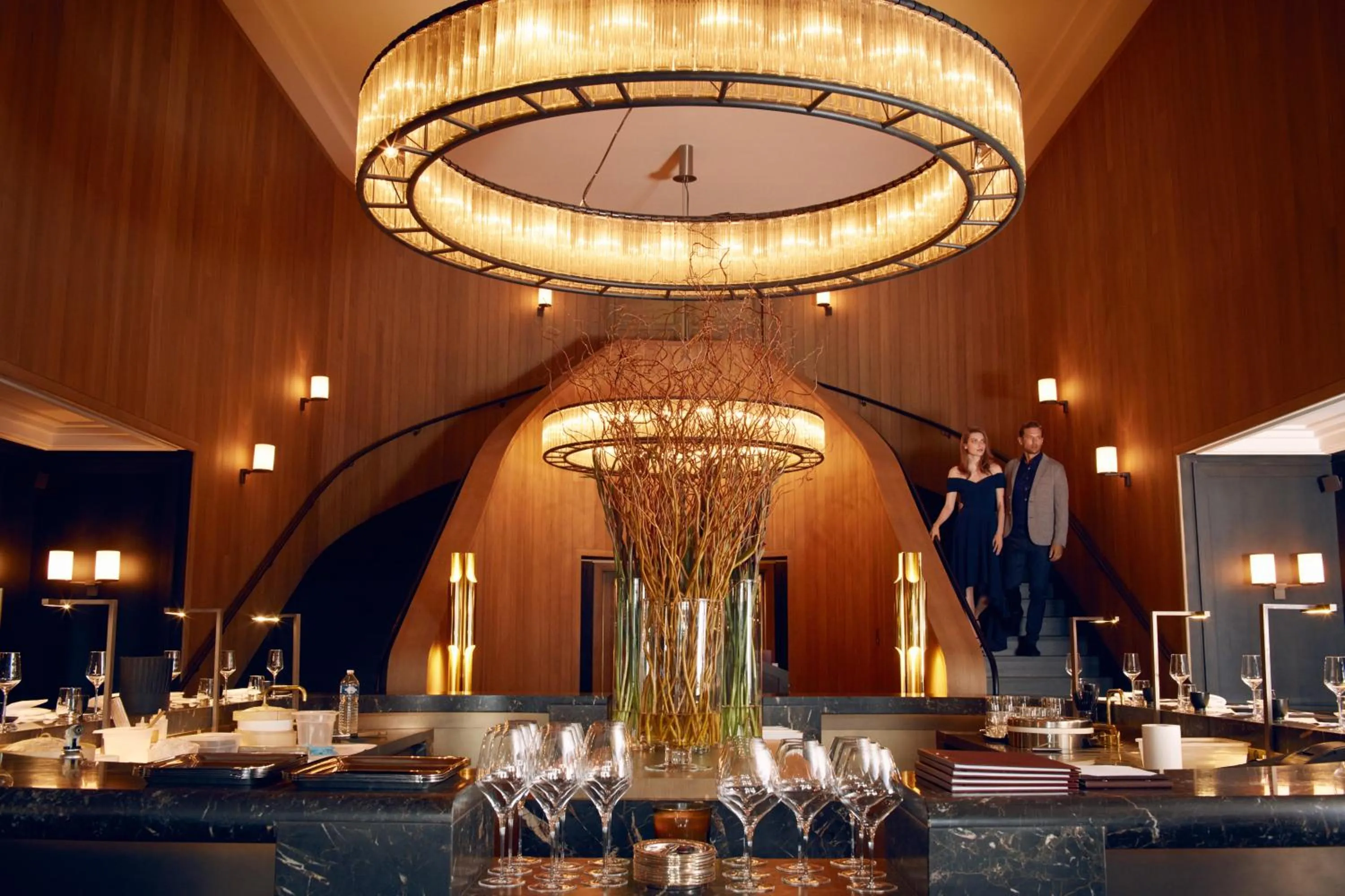 Lounge or bar in Apogée Courchevel, Oetker Hotels