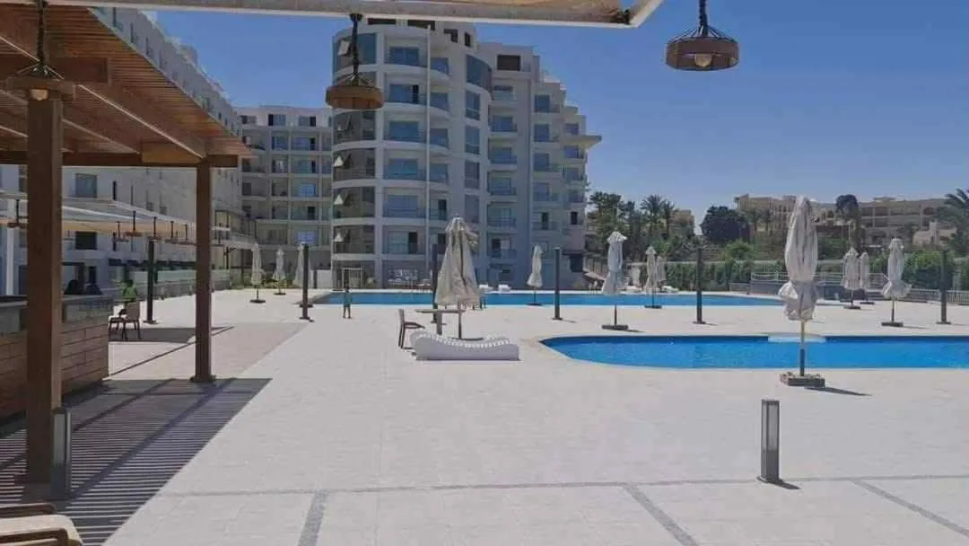Pool view in Scanddic Resort Hurghada
