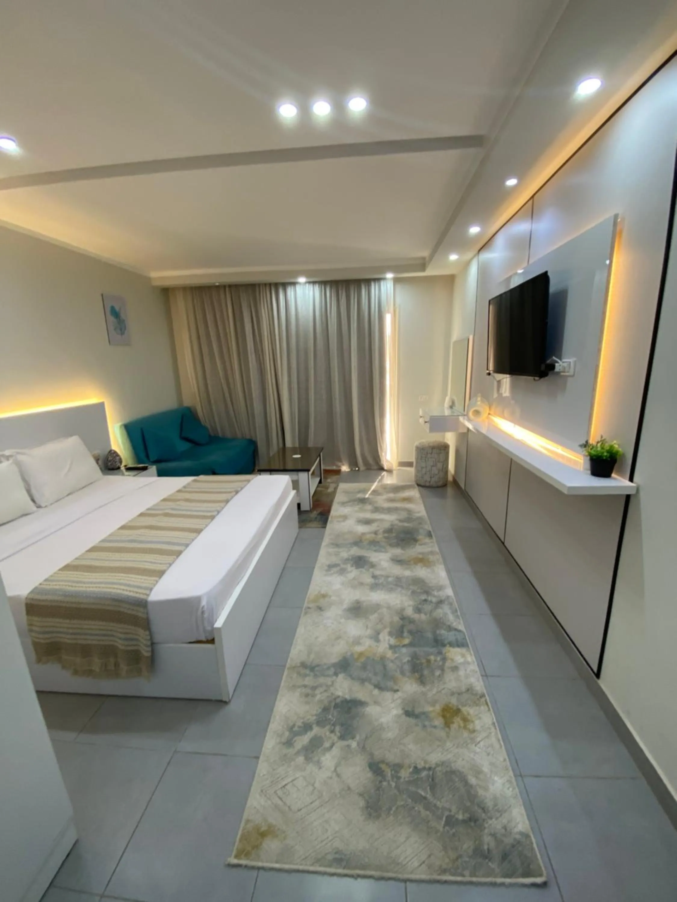 Bed in Scanddic Resort Hurghada