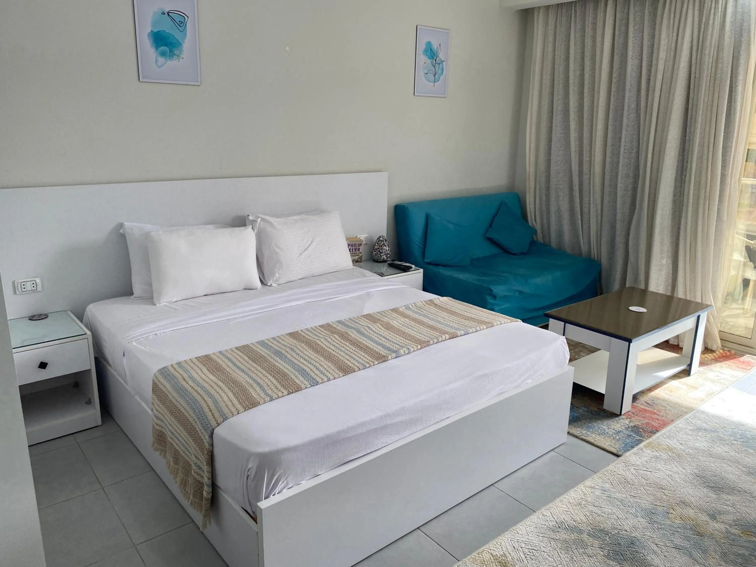 Bed in Scanddic Resort Hurghada