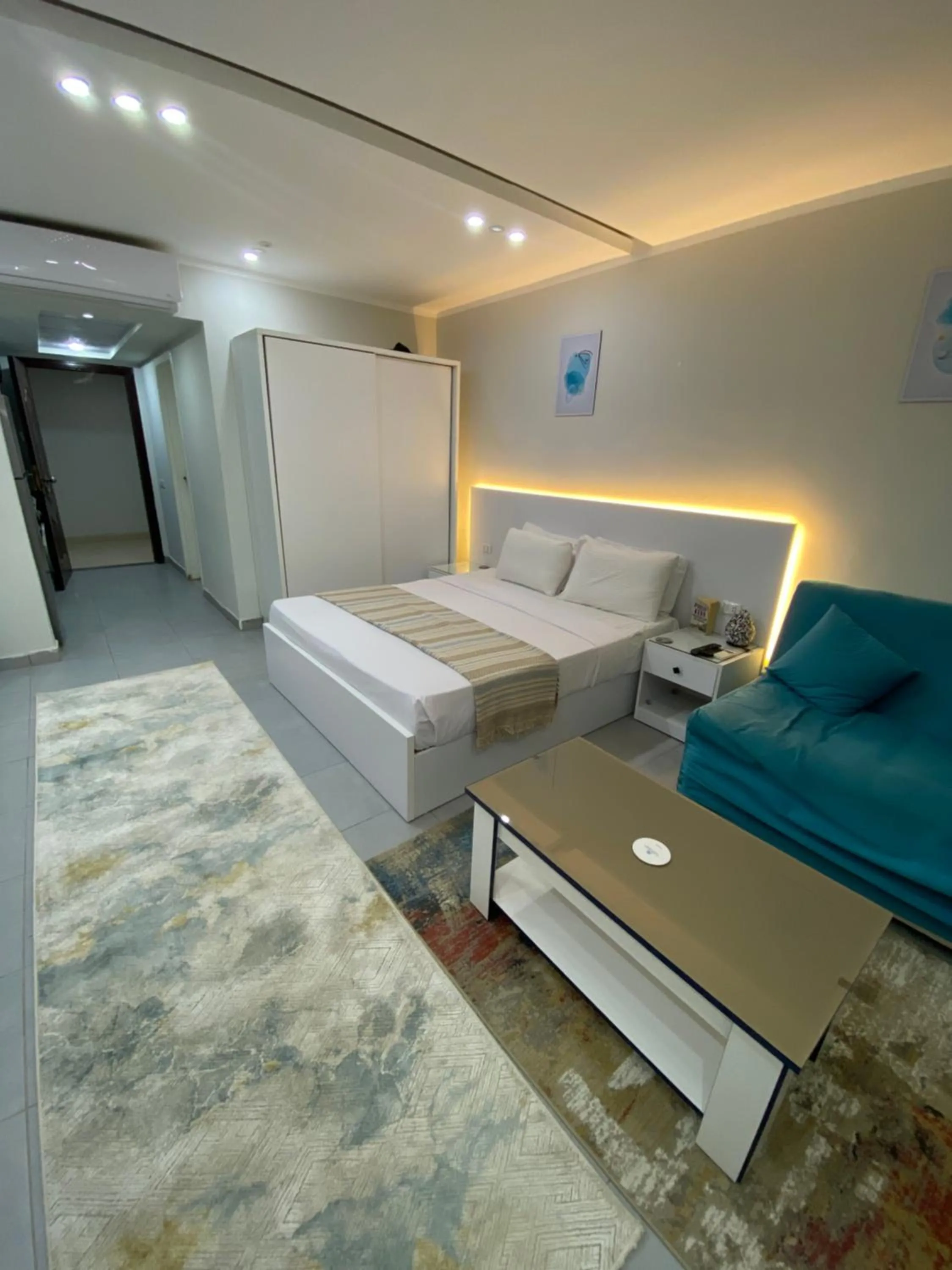 Bed in Scanddic Resort Hurghada