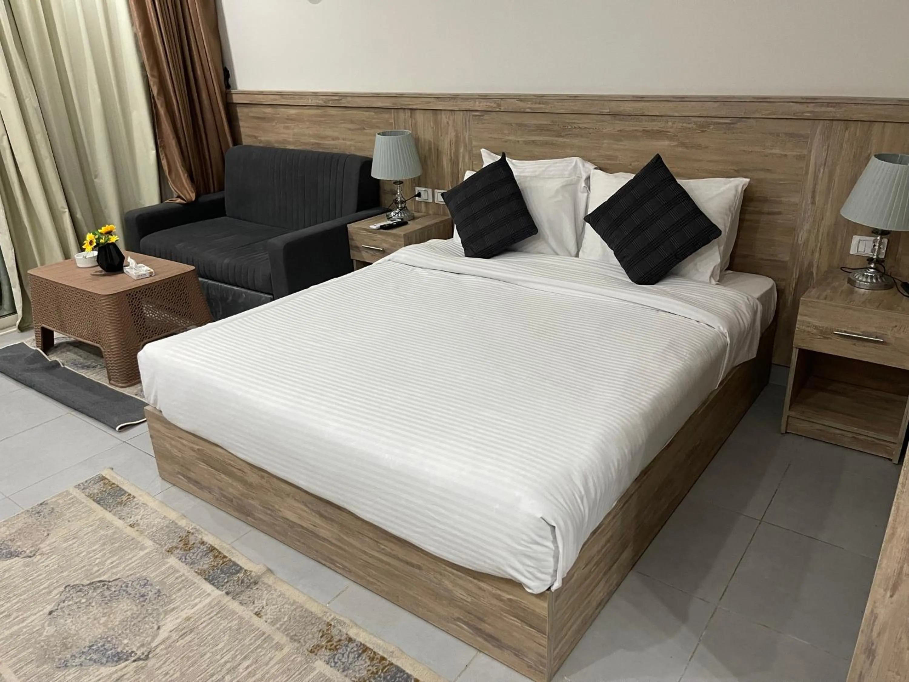 Bed in Scanddic Resort Hurghada