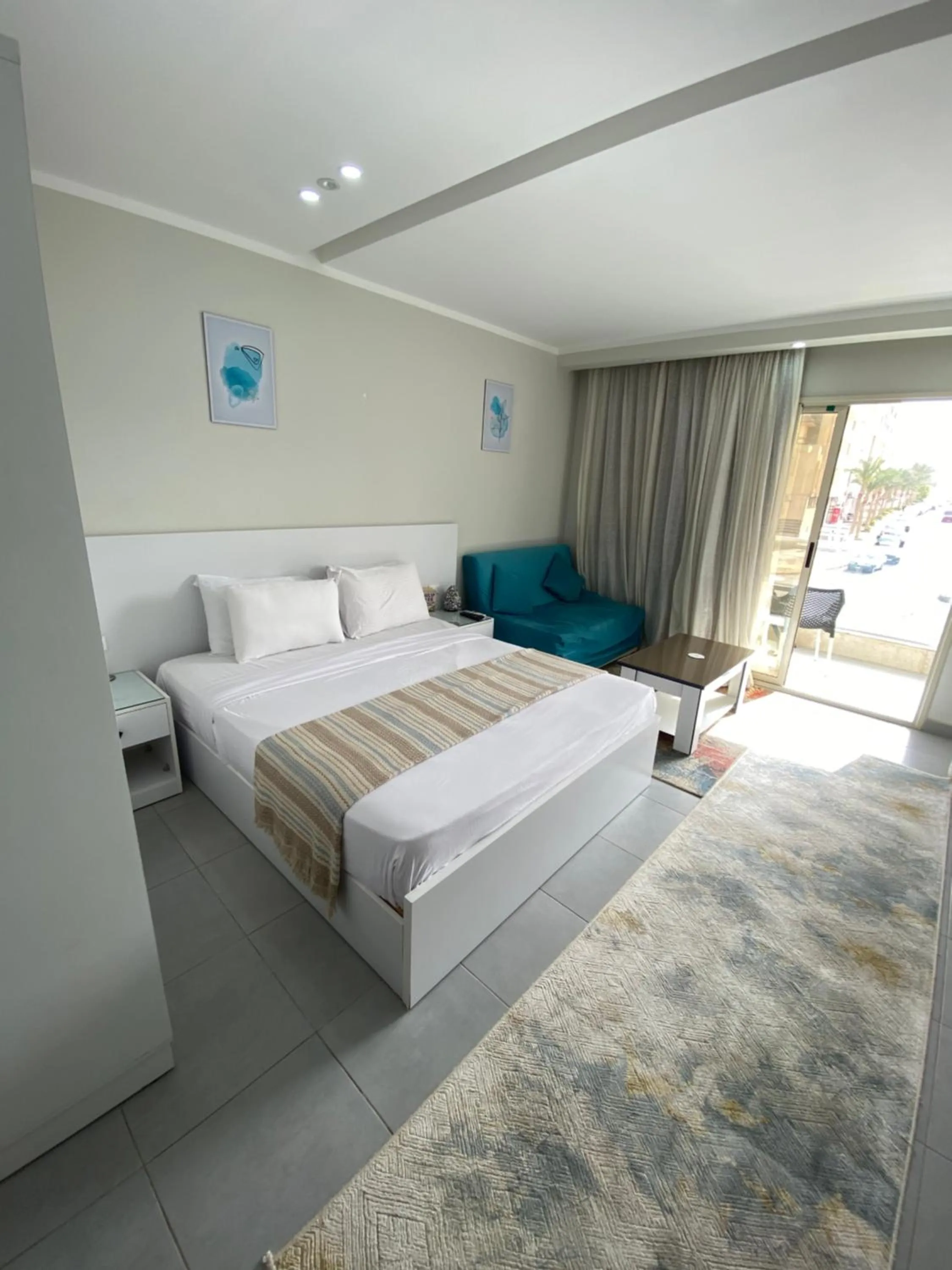 Bed in Scanddic Resort Hurghada