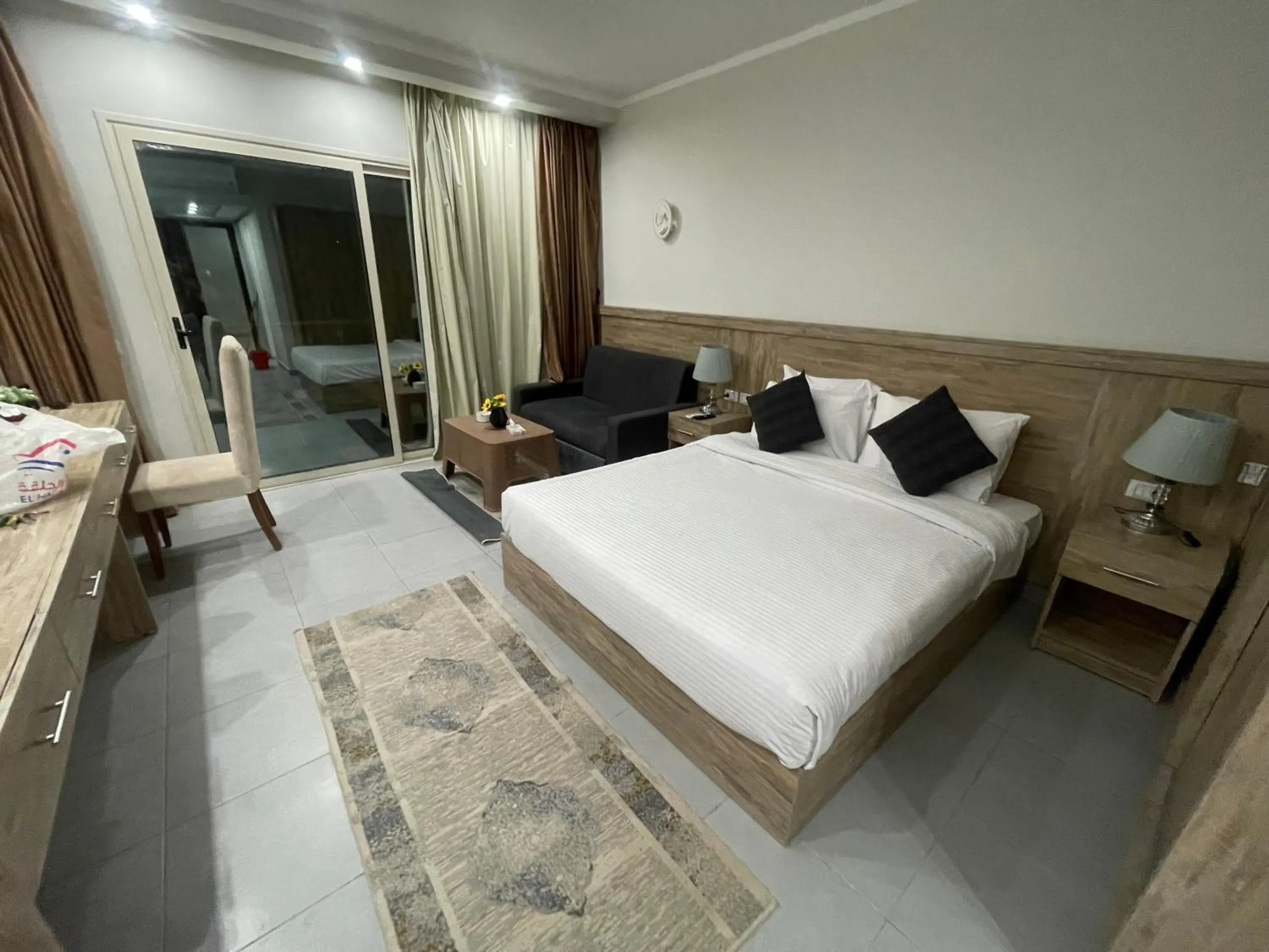Bed in Scanddic Resort Hurghada