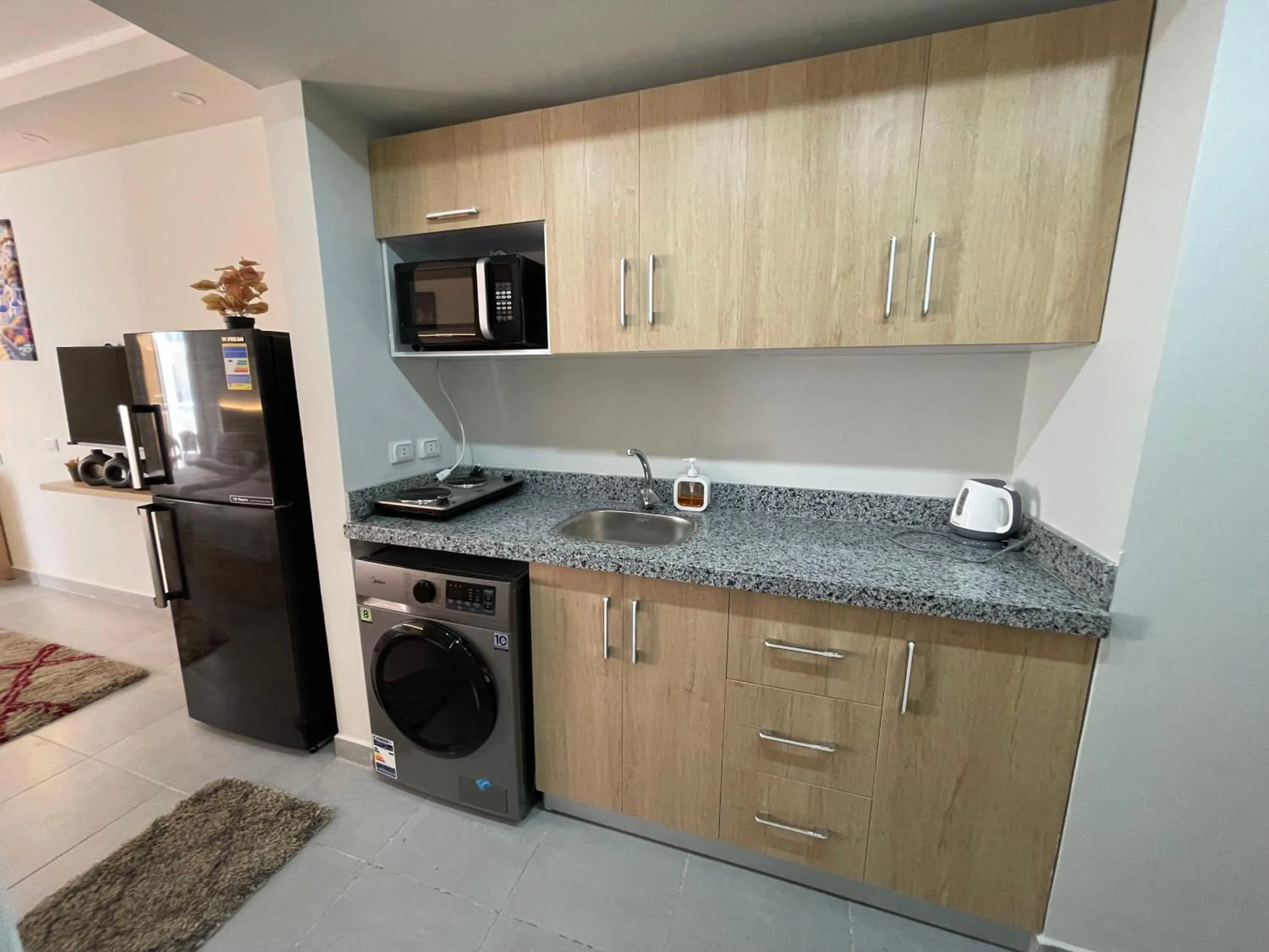Kitchen or kitchenette in Scanddic Resort Hurghada