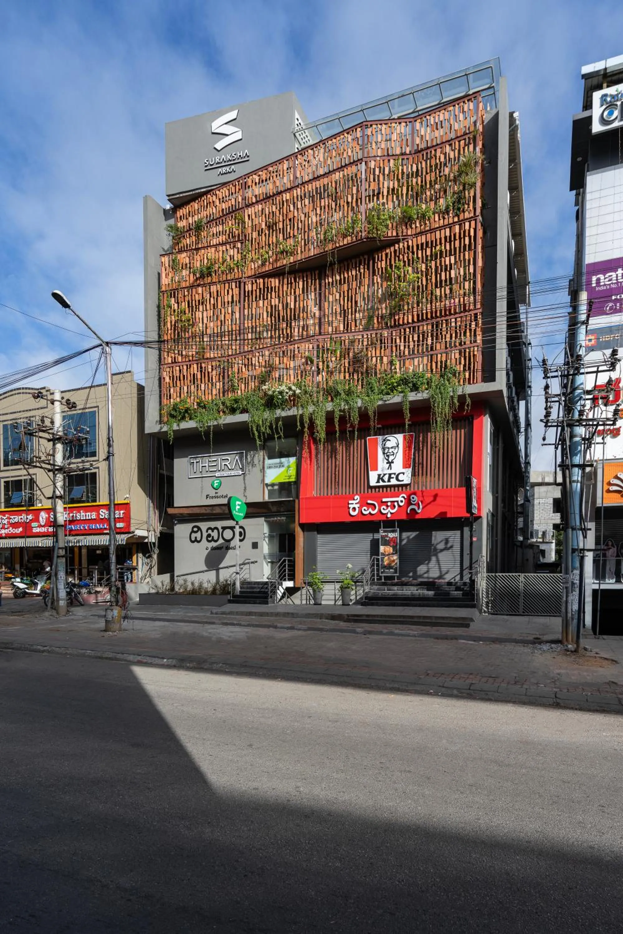 Facade/entrance in Fressotel, Kanakapura Road