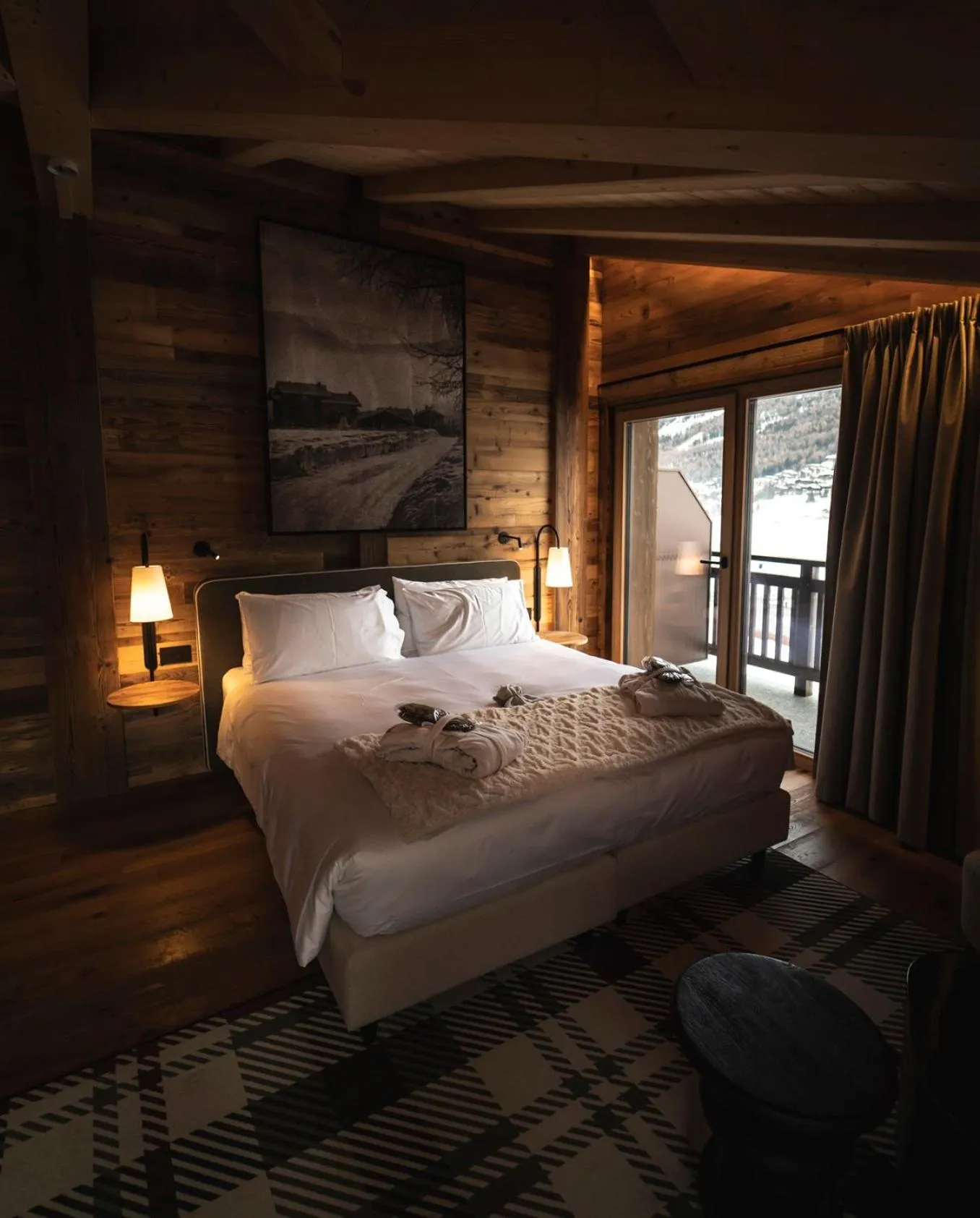 Bed in Mont Chalet Nevada - Hotel & Spa