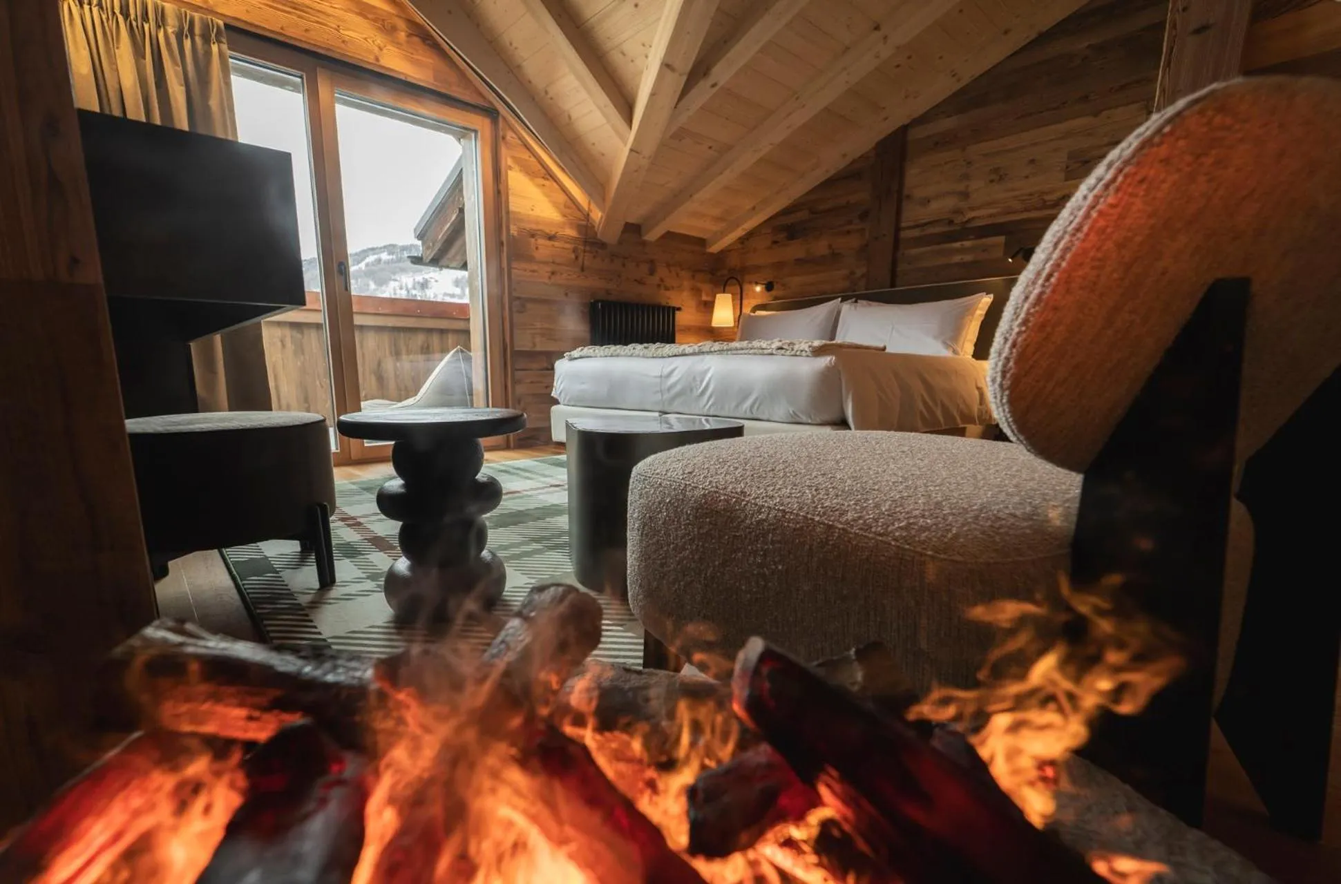 Bed in Mont Chalet Nevada - Hotel & Spa