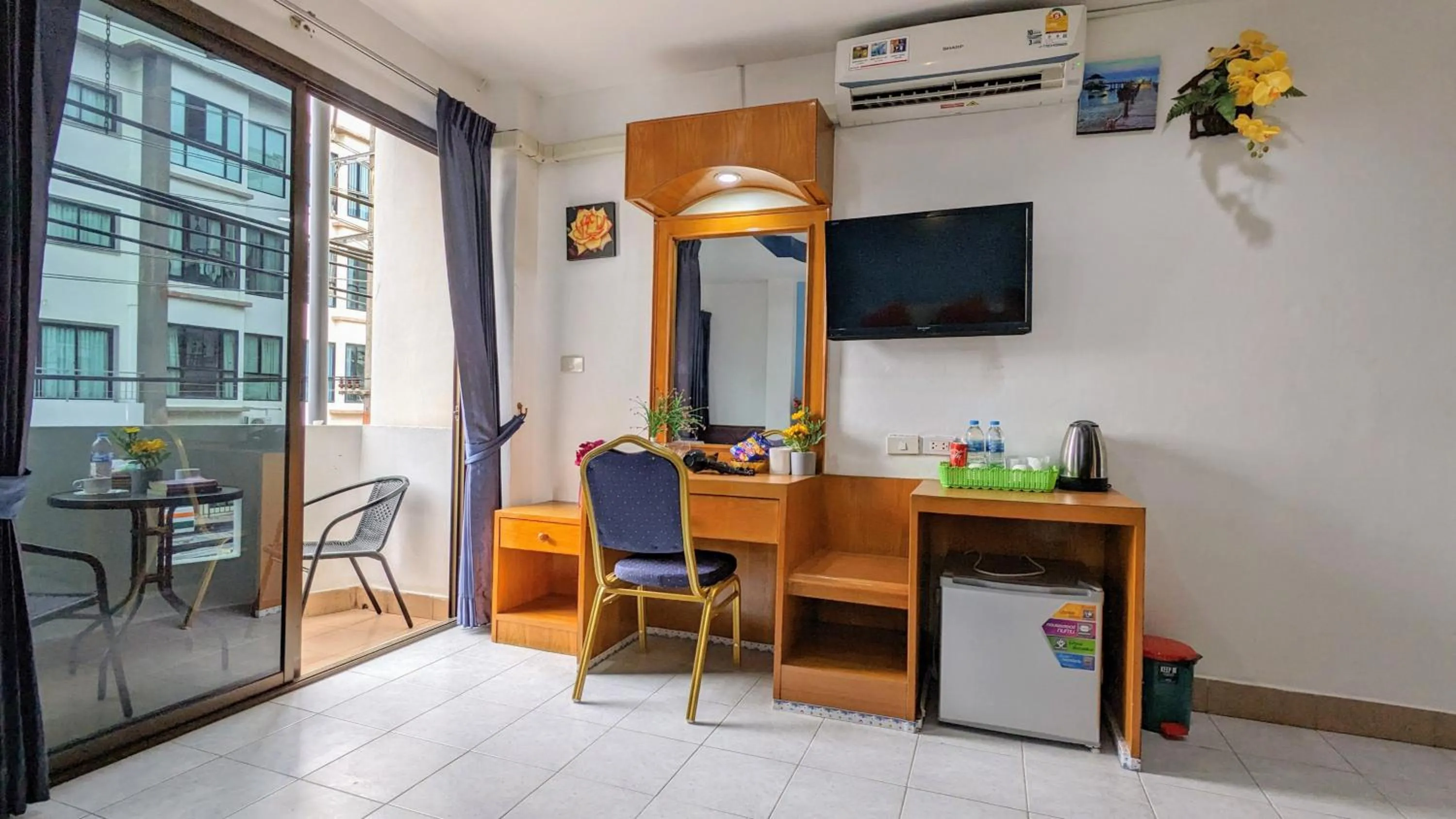 Seating area in Heaven House Restro & Bar