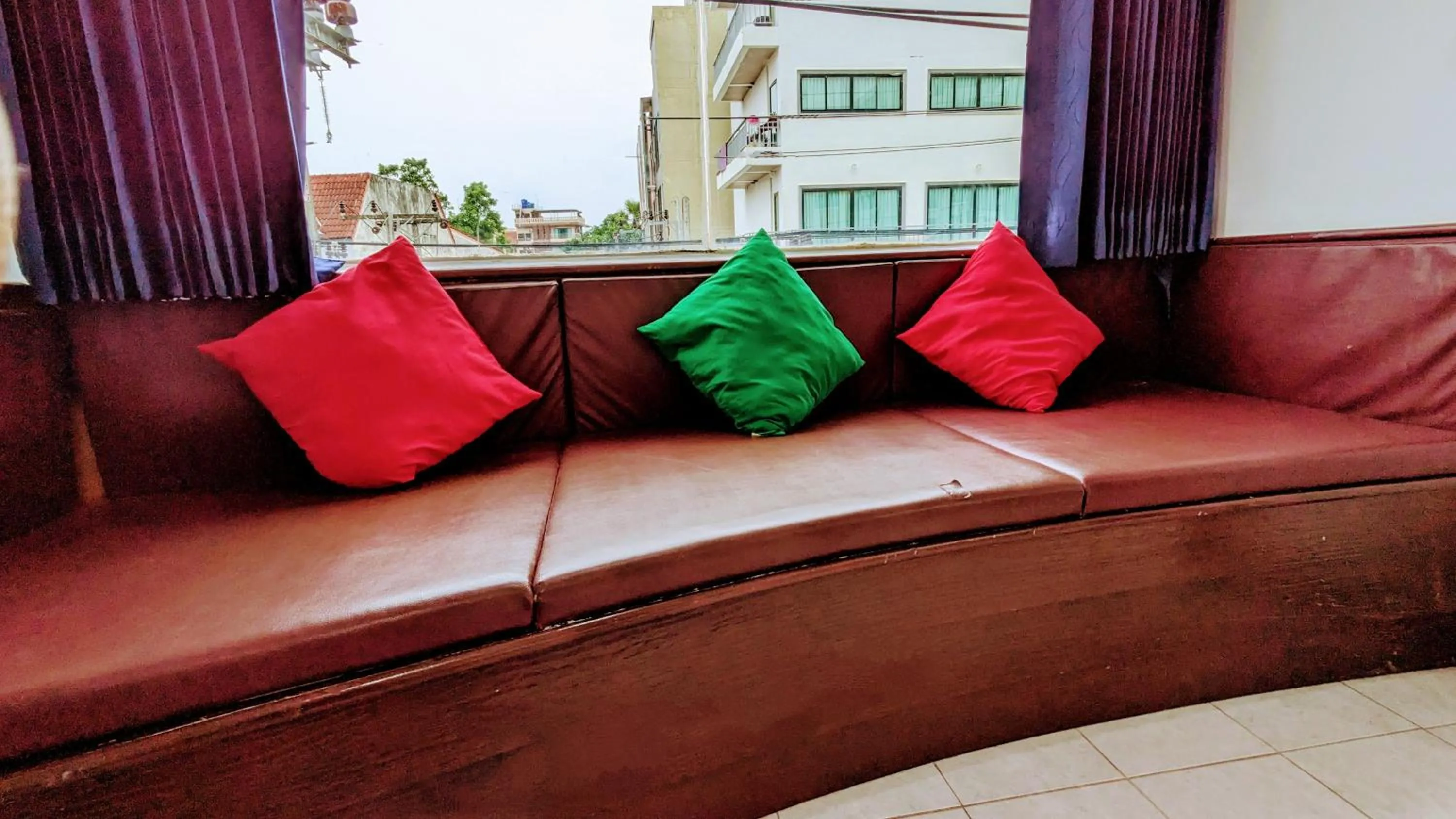 Seating area in Heaven House Restro & Bar