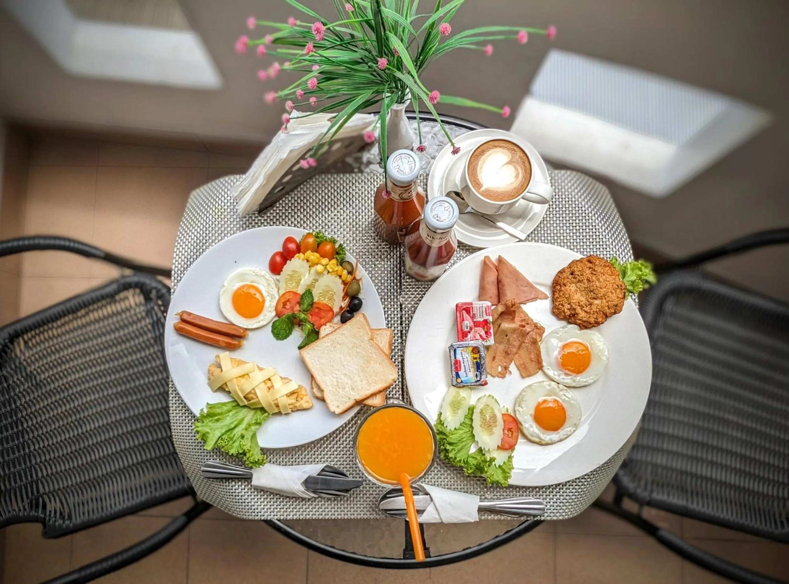 Balcony/Terrace in Heaven House Restro & Bar