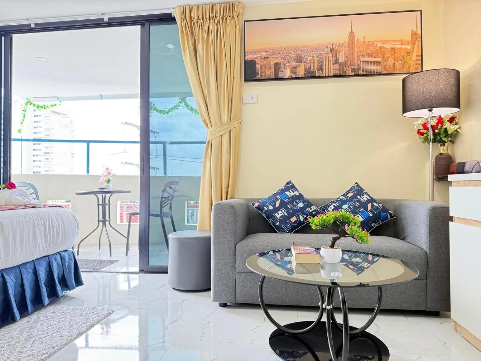 Seating area in Heaven House Restro & Bar