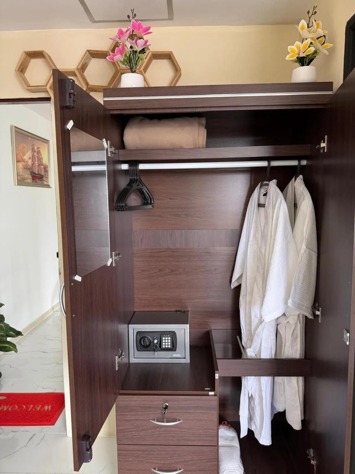 wardrobe in Heaven House Restro & Bar