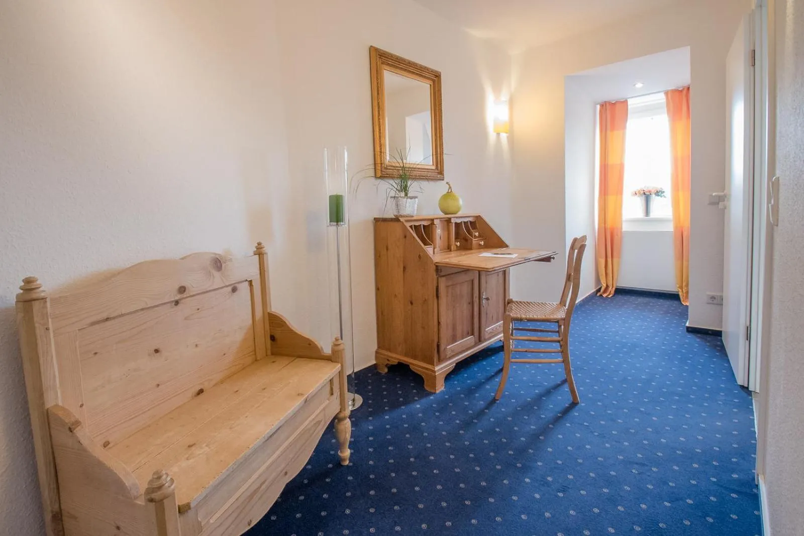 Bed in Posthotel Monegro
