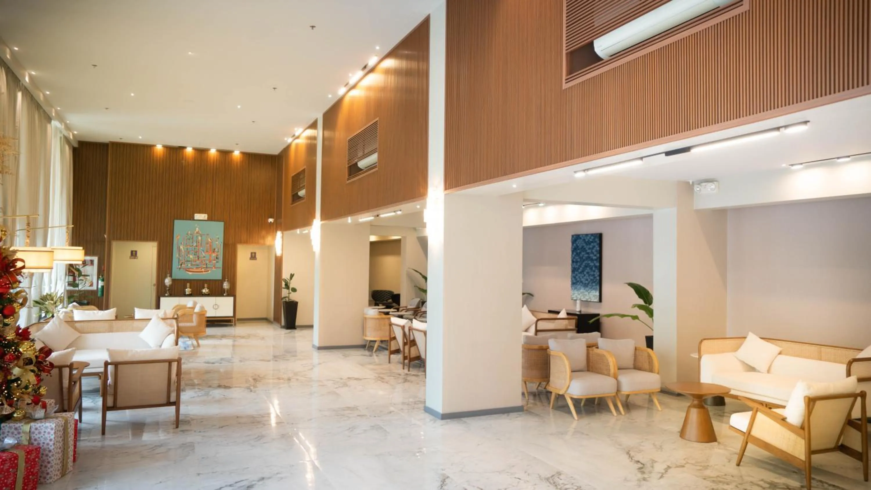 Seating area in Staycity Serviced Apartment