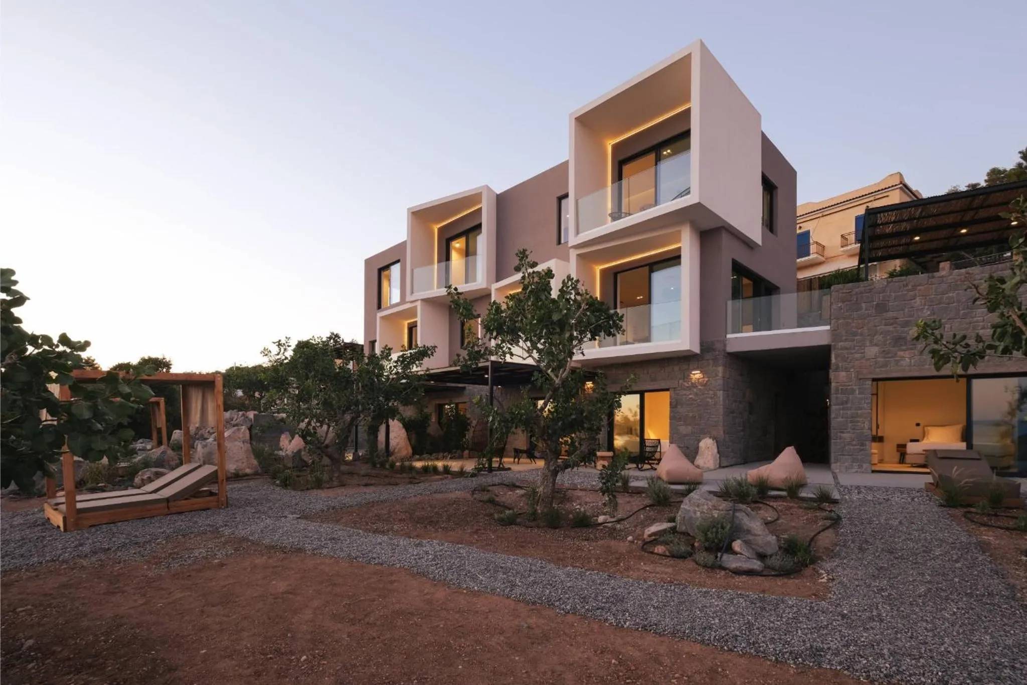 Property building in Floating Cubes Villas Aegina