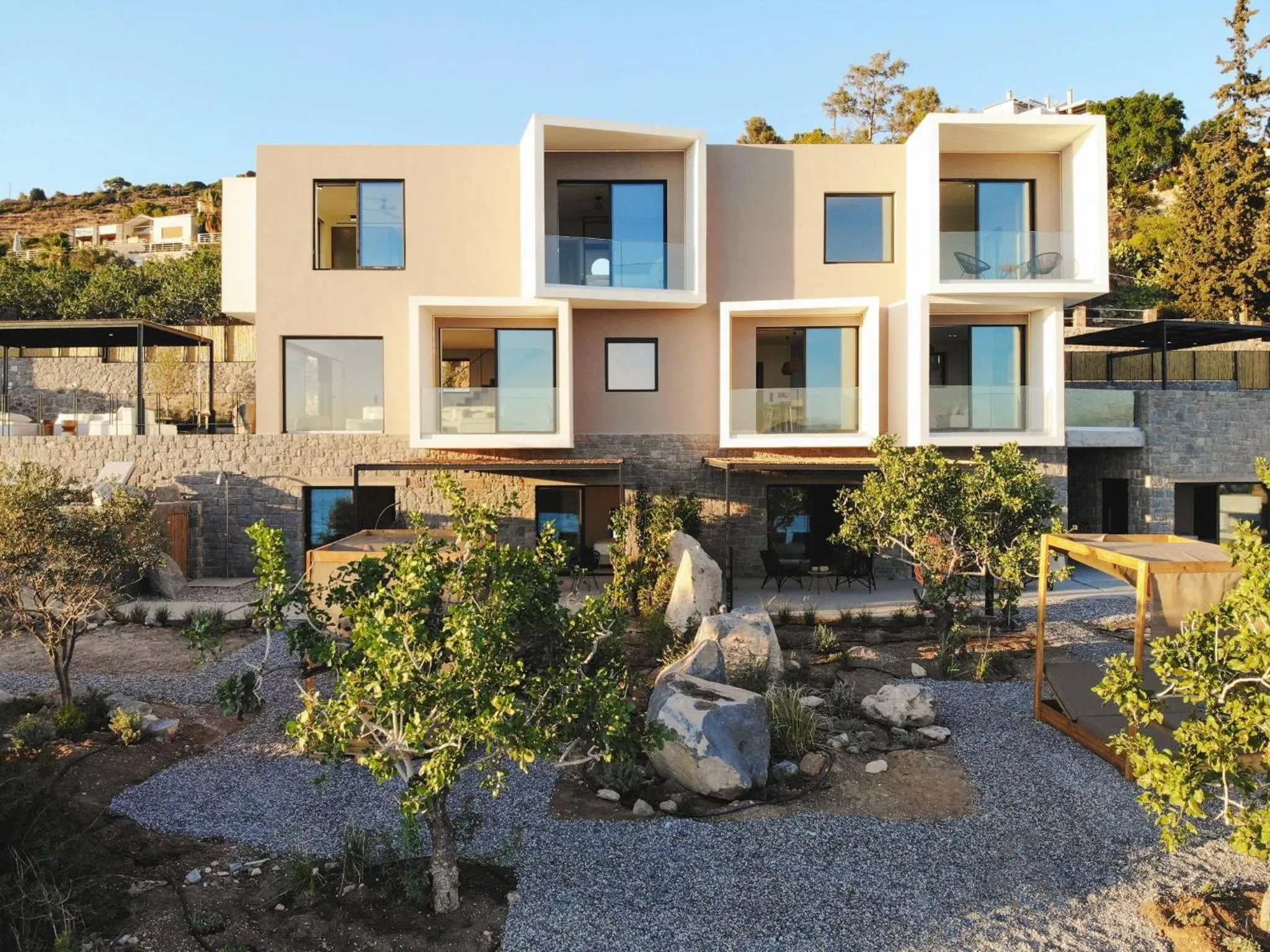 Property building in Floating Cubes Villas Aegina