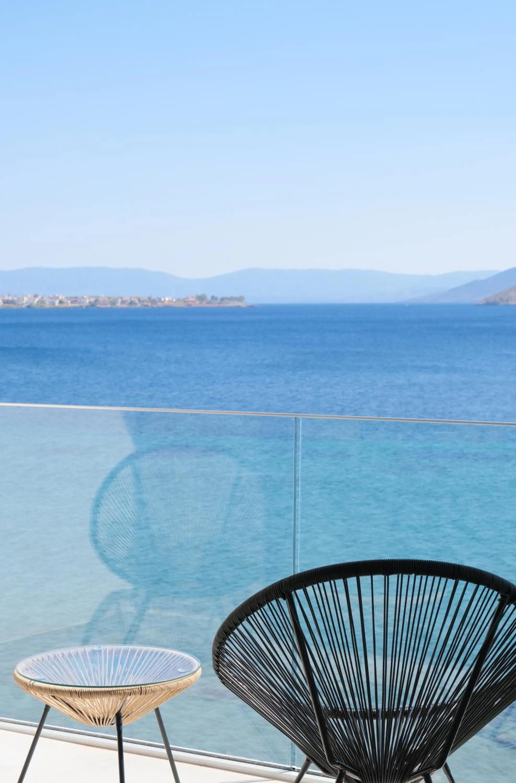 Day in Floating Cubes Villas Aegina