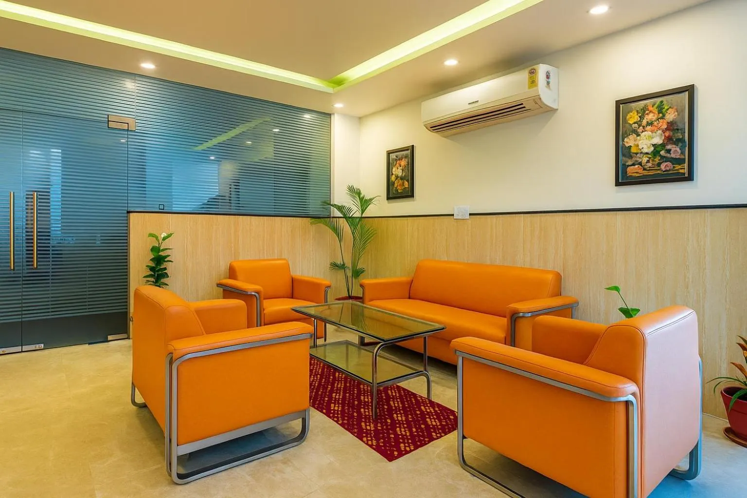 Seating area in Hotel Kian by JMD Group