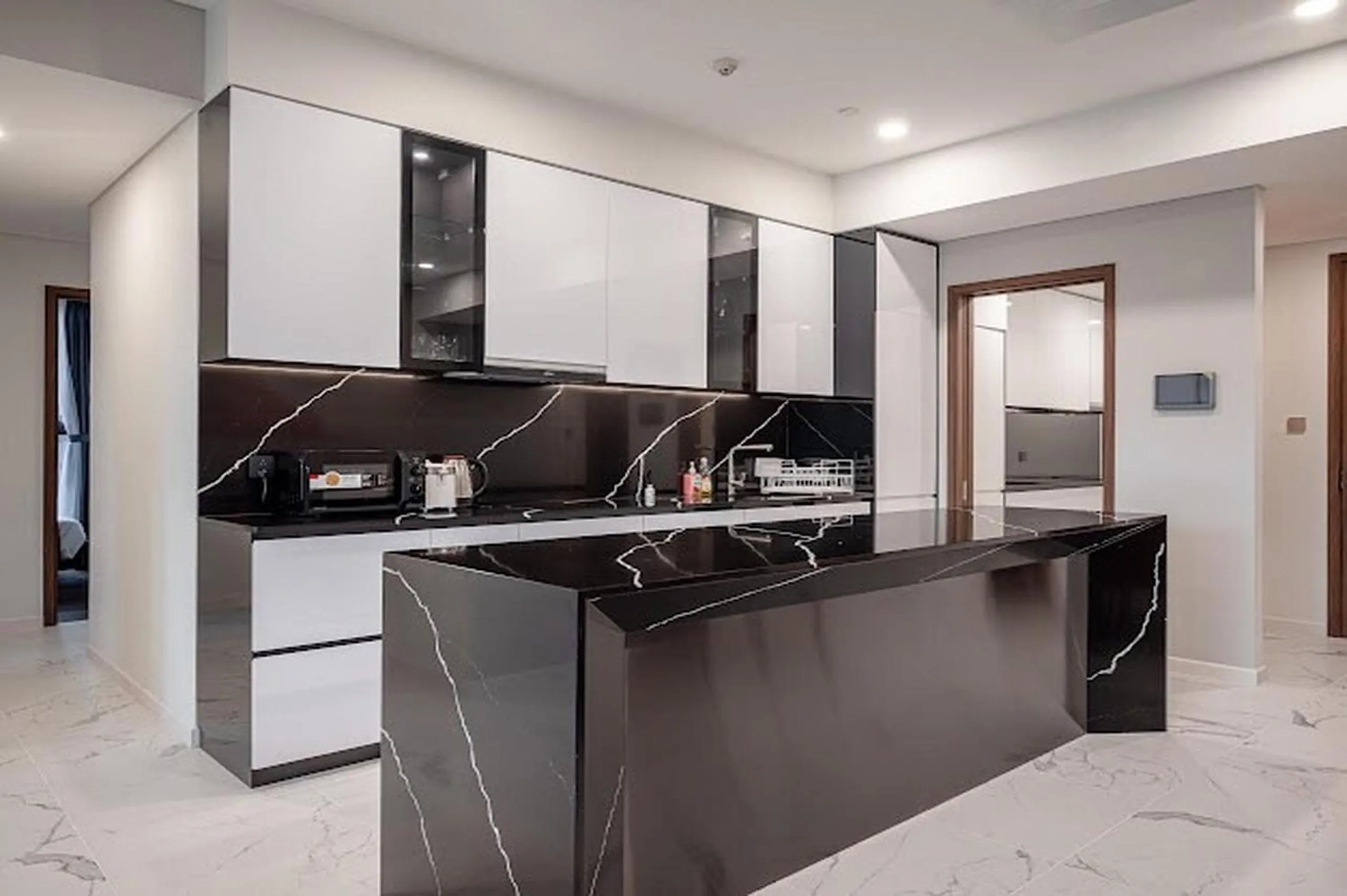 Kitchen or kitchenette in The Metropole - Horizon View Riverside D2