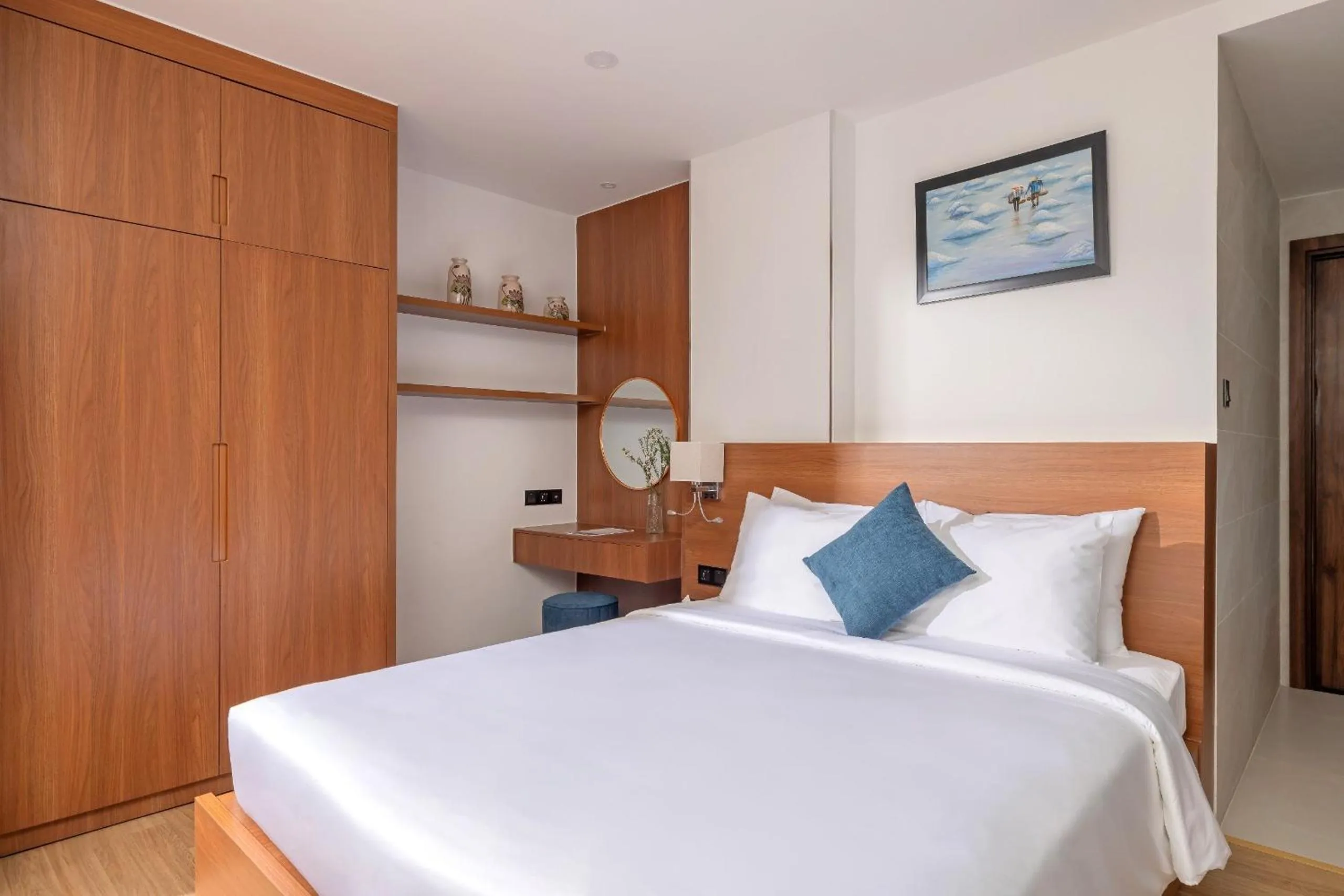 Bed in VieLa Apartment Nha Trang