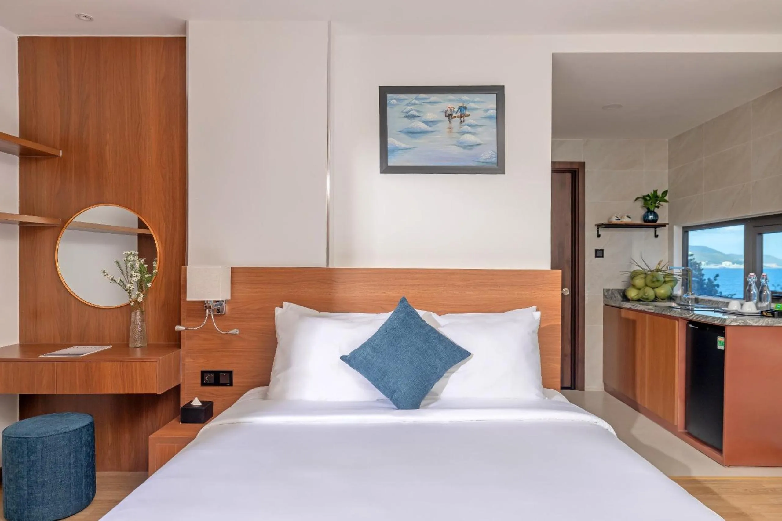 Bed in VieLa Apartment Nha Trang