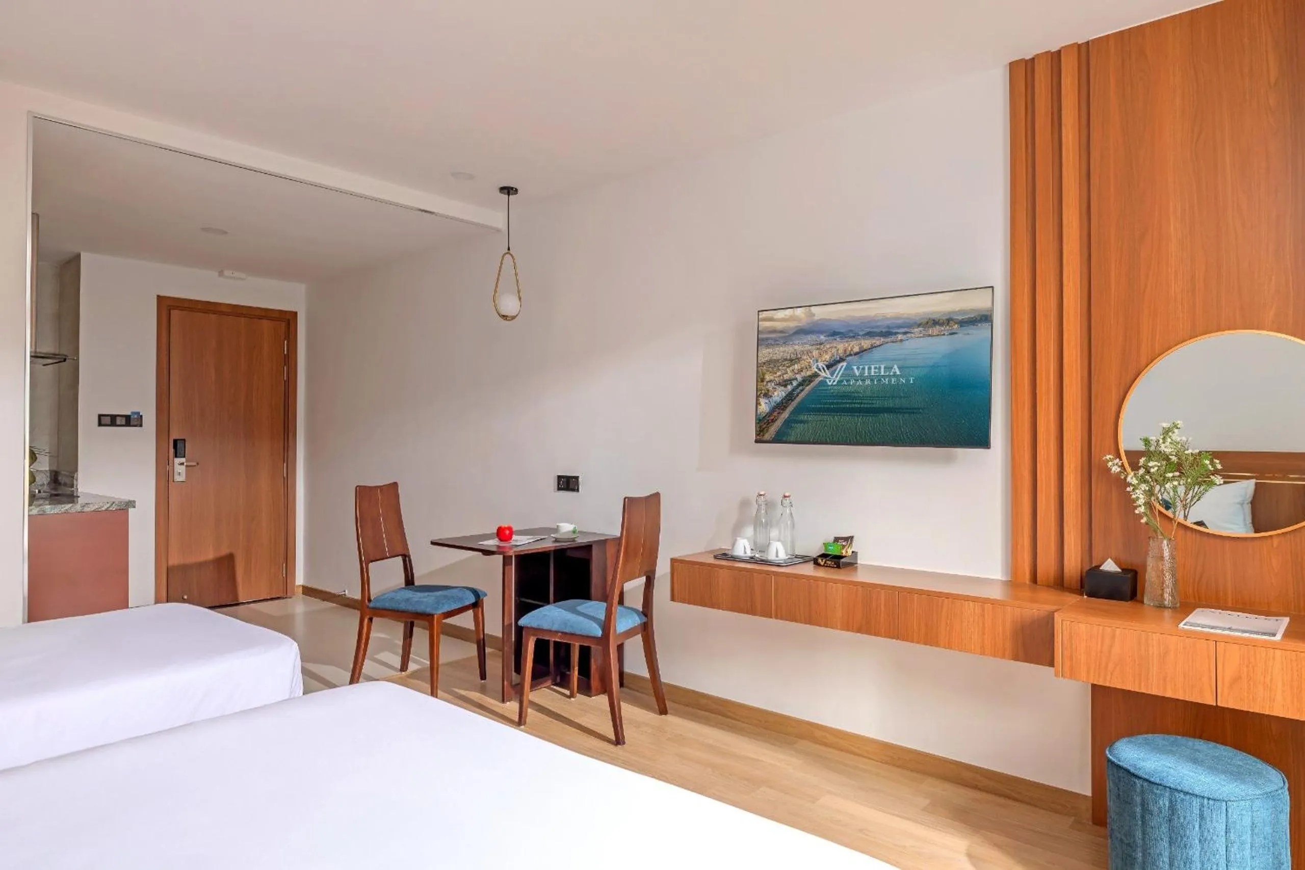 TV and multimedia, Bed in VieLa Apartment Nha Trang