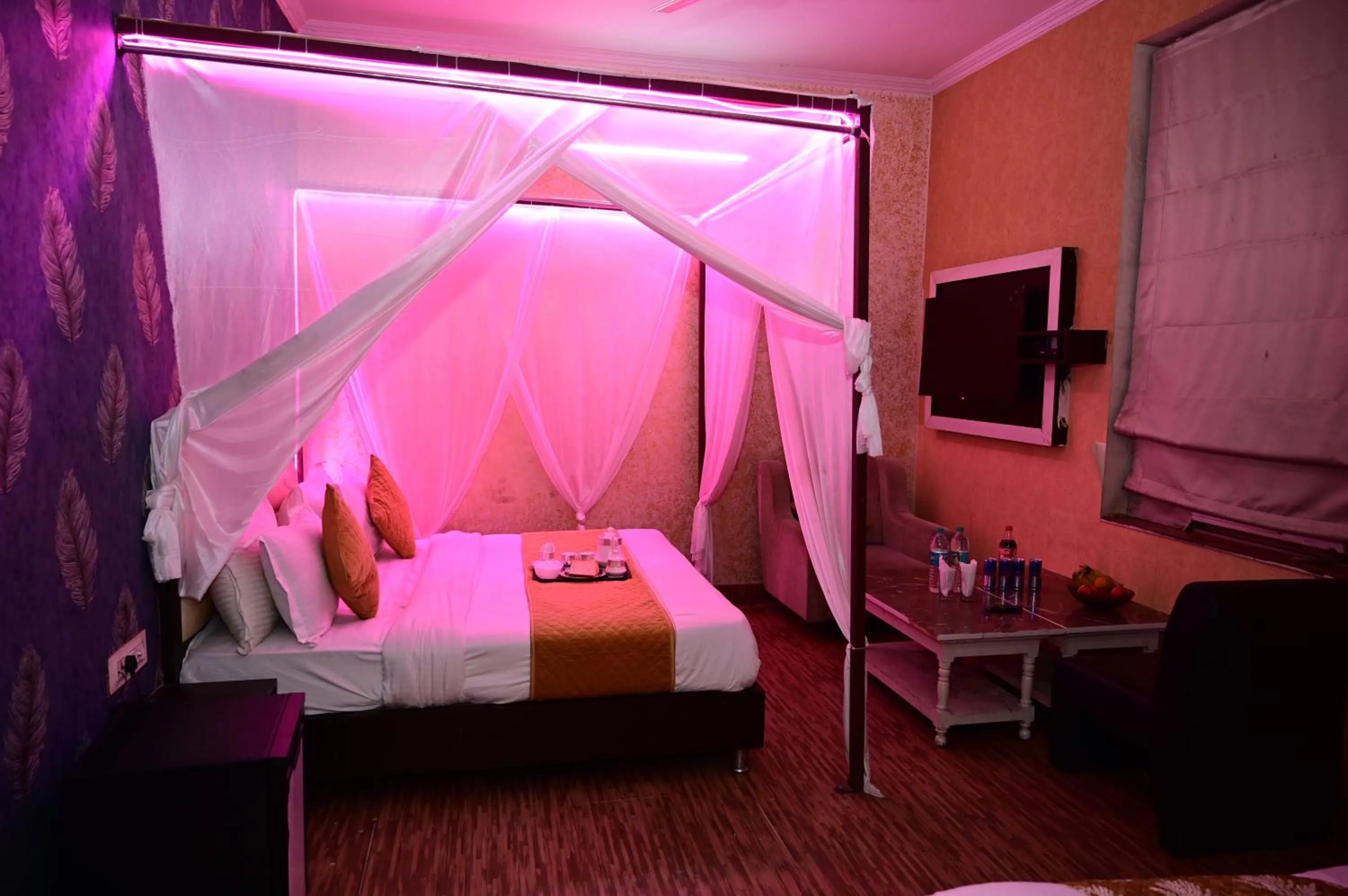 Bedroom, Bed in Hotel Krishna Pride