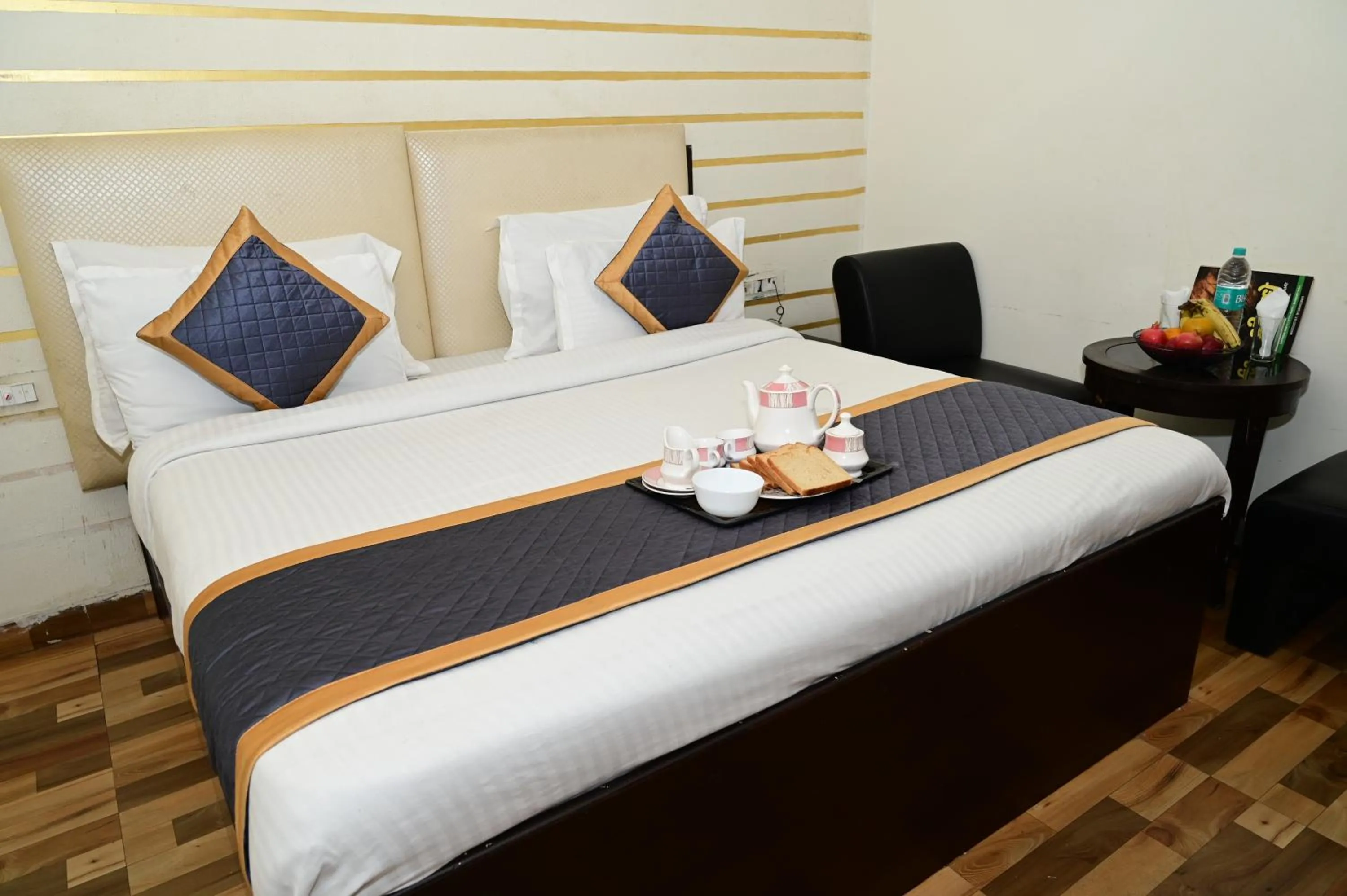 Bedroom, Bed in Hotel Krishna Pride