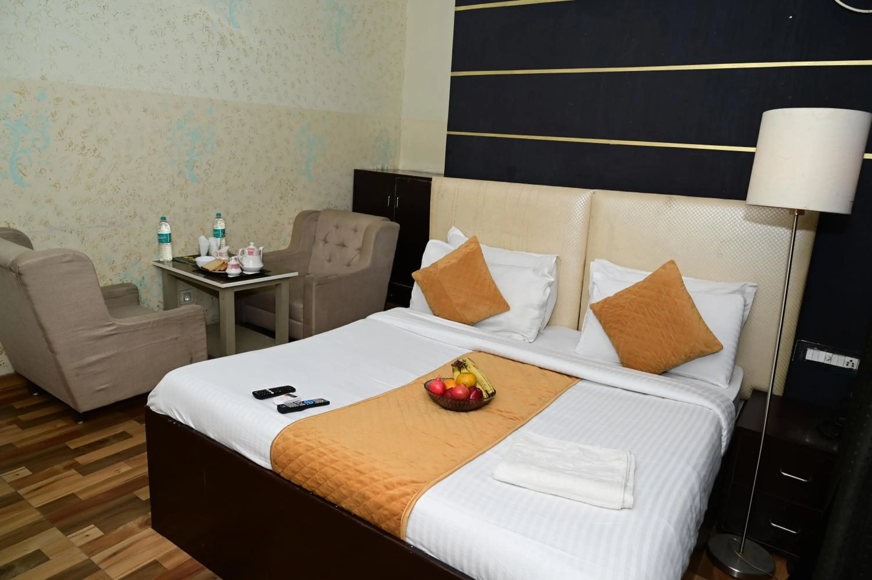 Bedroom, Bed in Hotel Krishna Pride