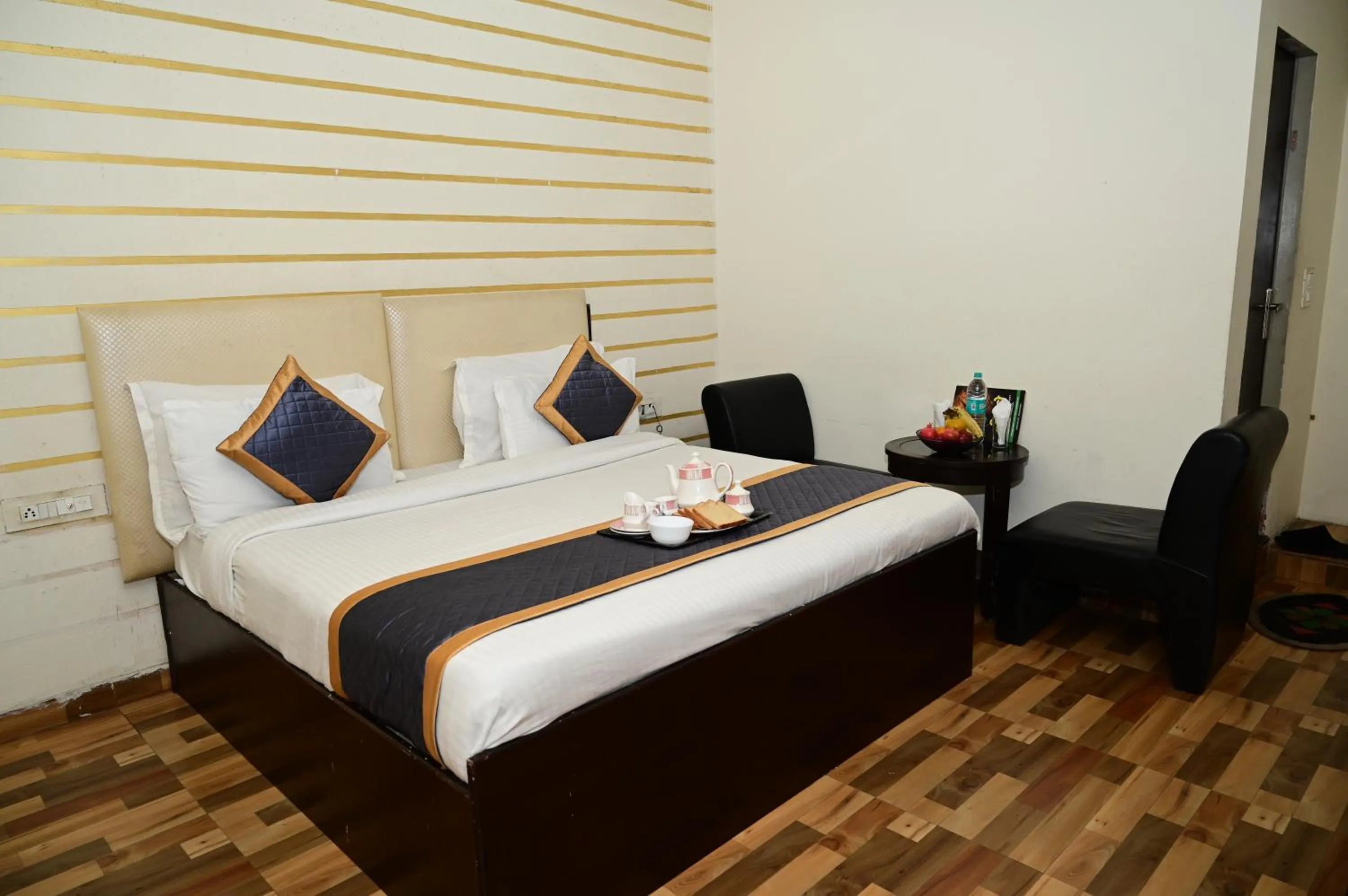 Bedroom, Bed in Hotel Krishna Pride