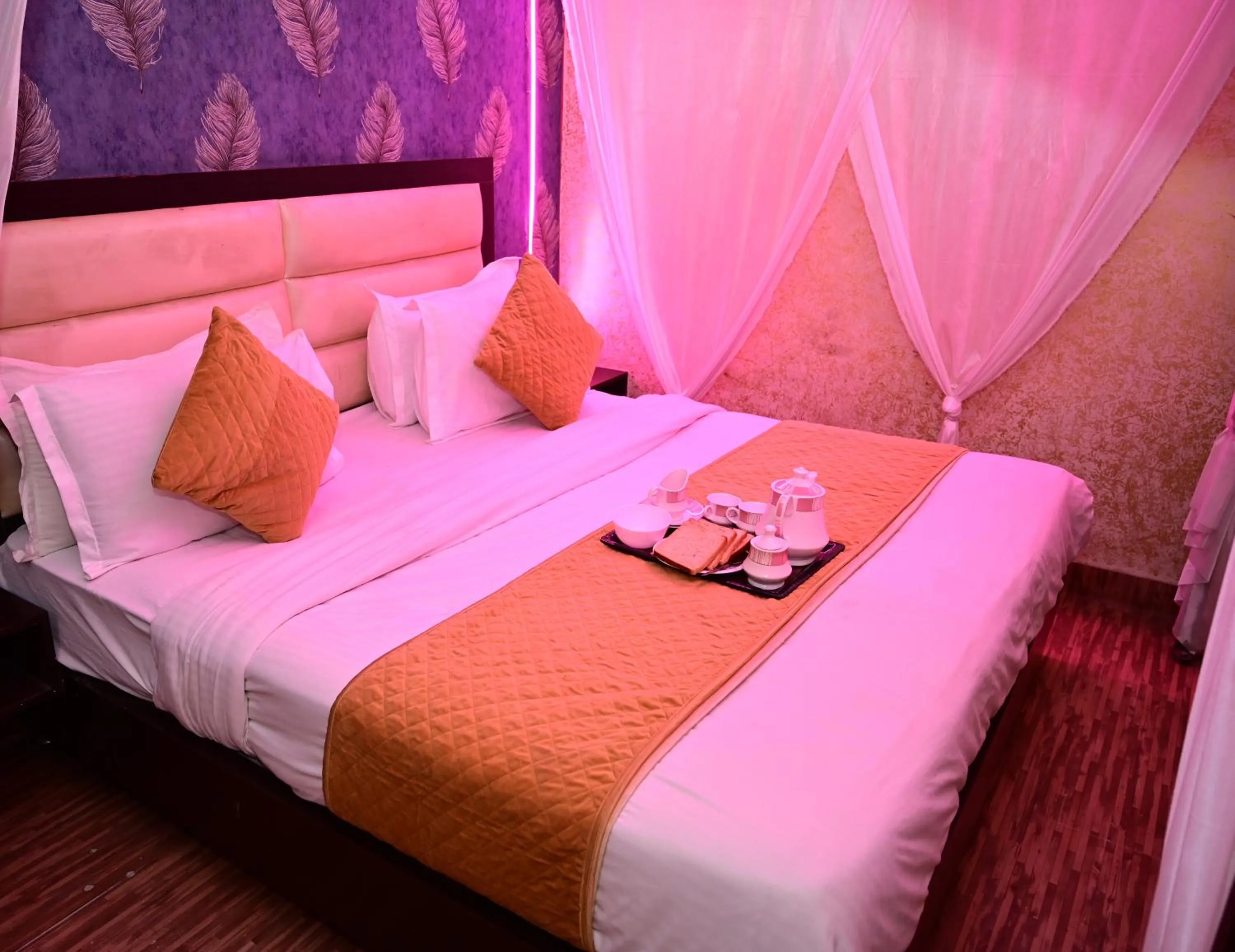 Bedroom, Bed in Hotel Krishna Pride