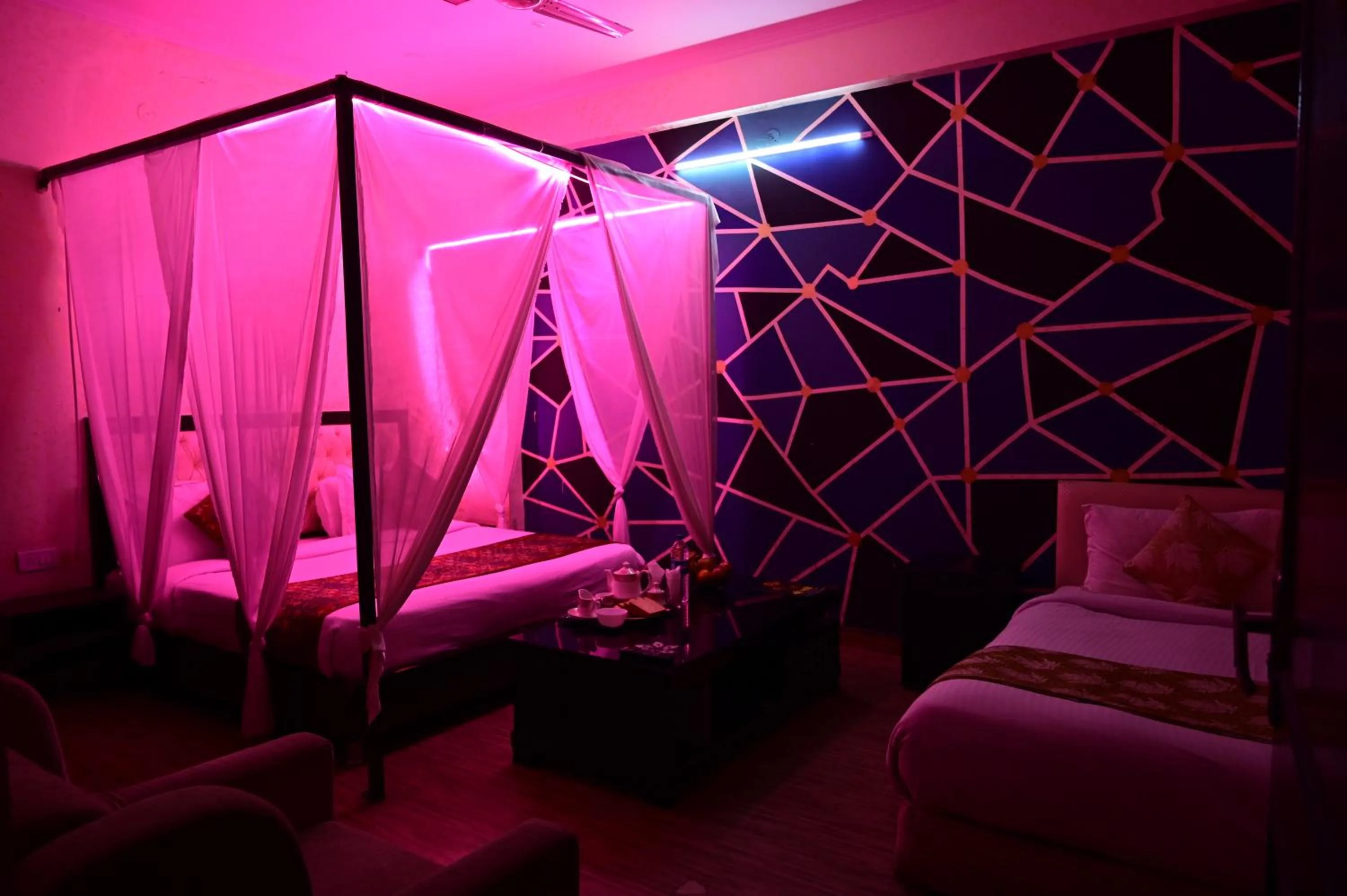 Bedroom, Bed in Hotel Krishna Pride