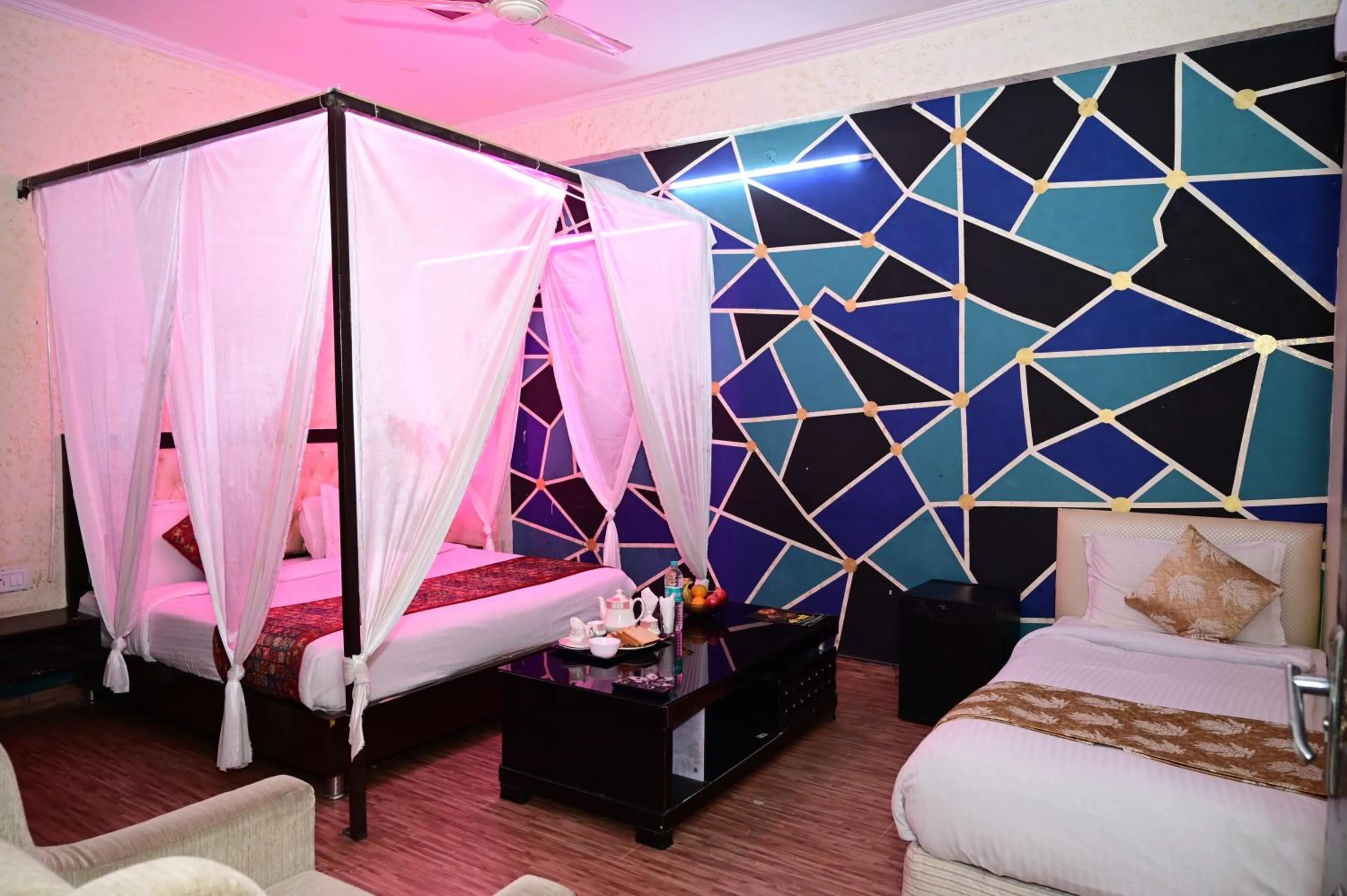 Bedroom, Bed in Hotel Krishna Pride