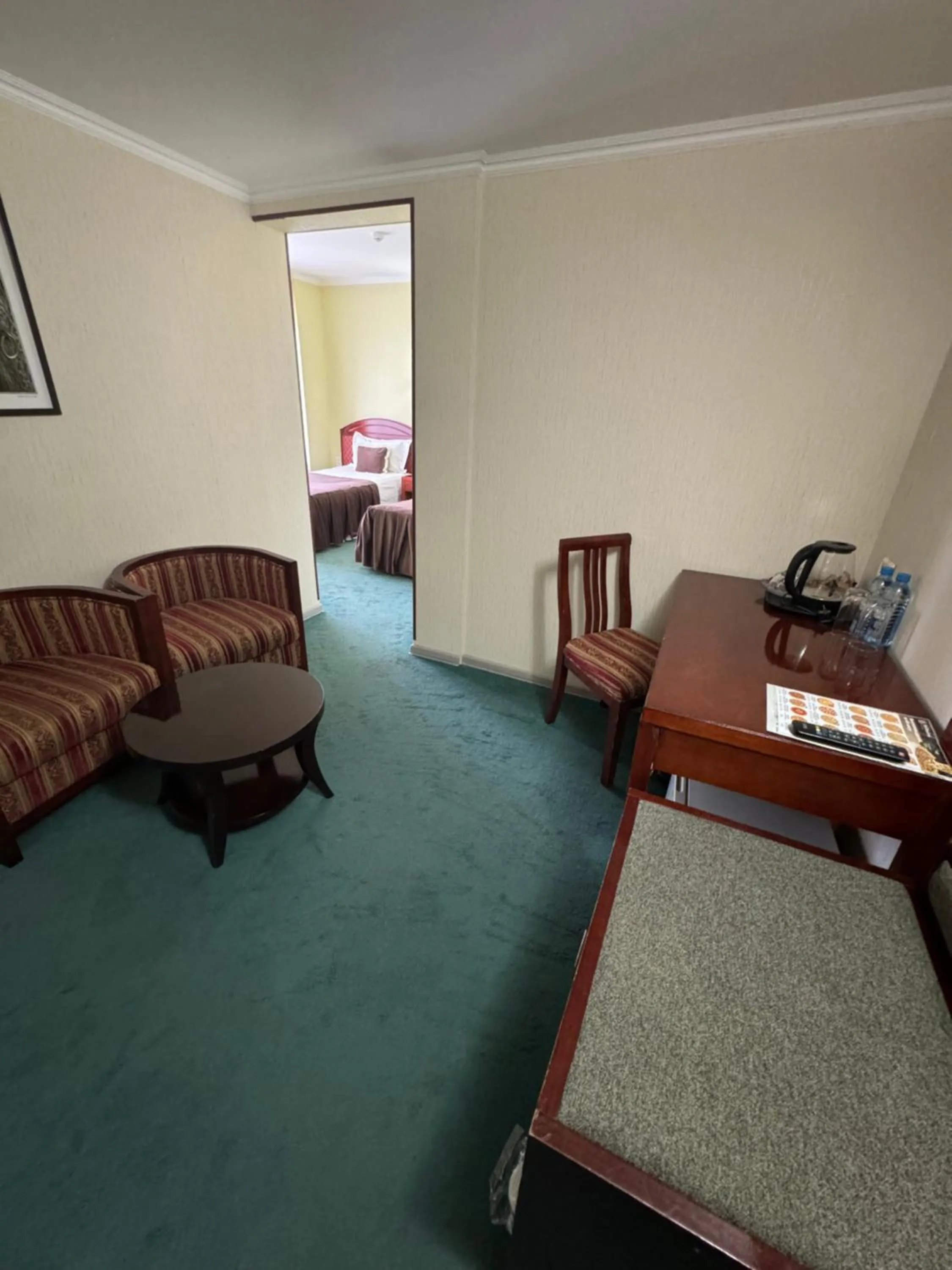 Bed in Hotel Grand Bukhara