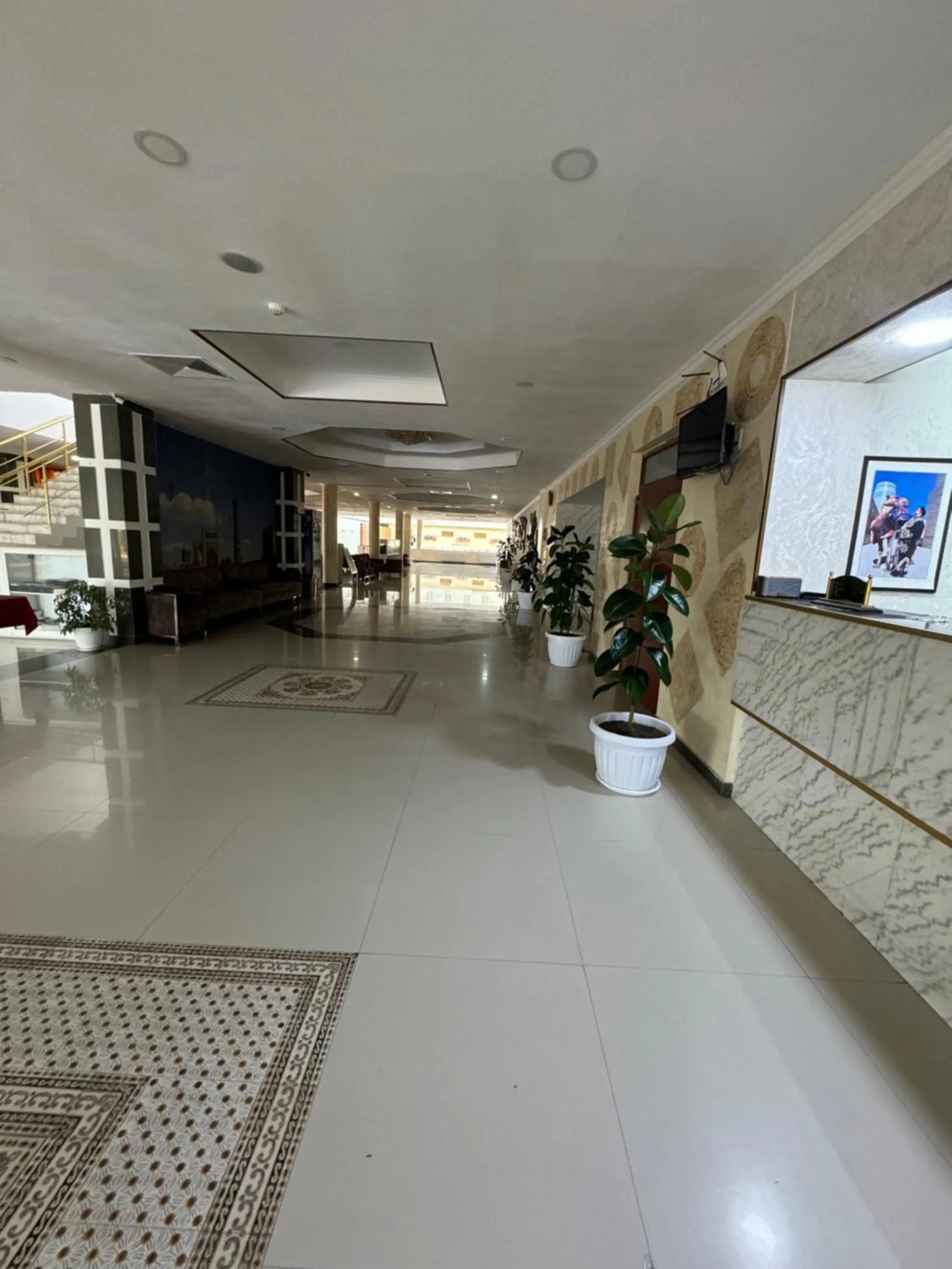 Communal lounge/ TV room in Hotel Grand Bukhara