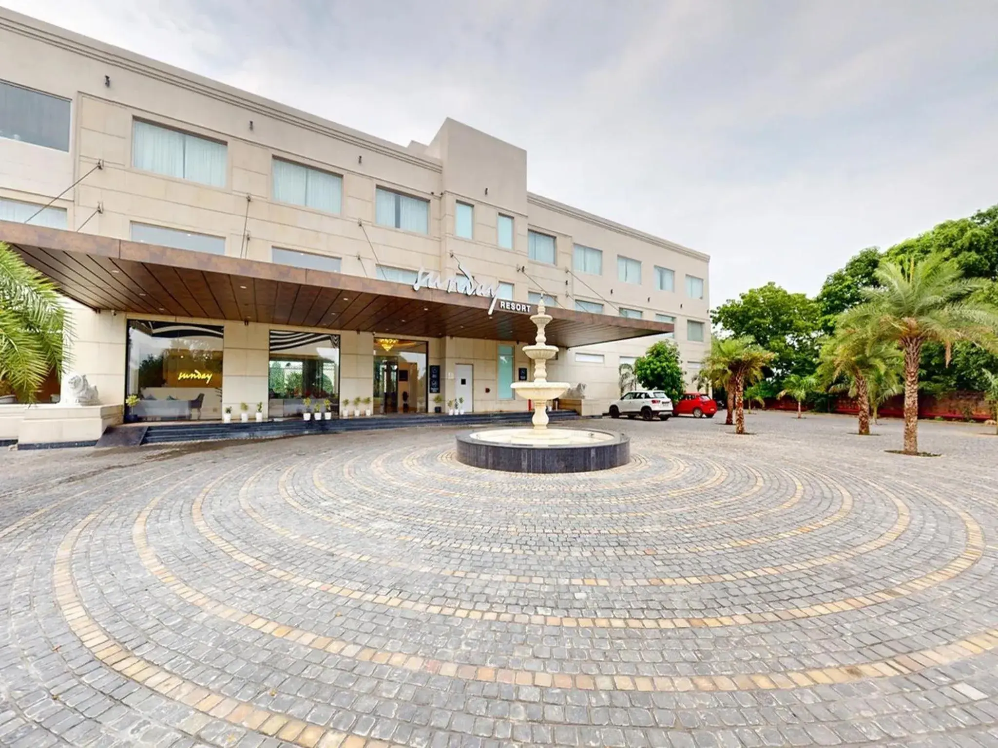 Property building in Sunday Resort & Spa by CheckIn Manesar Gurugram Property building in Sunday Resort & Spa by CheckIn Manesar Gurugram