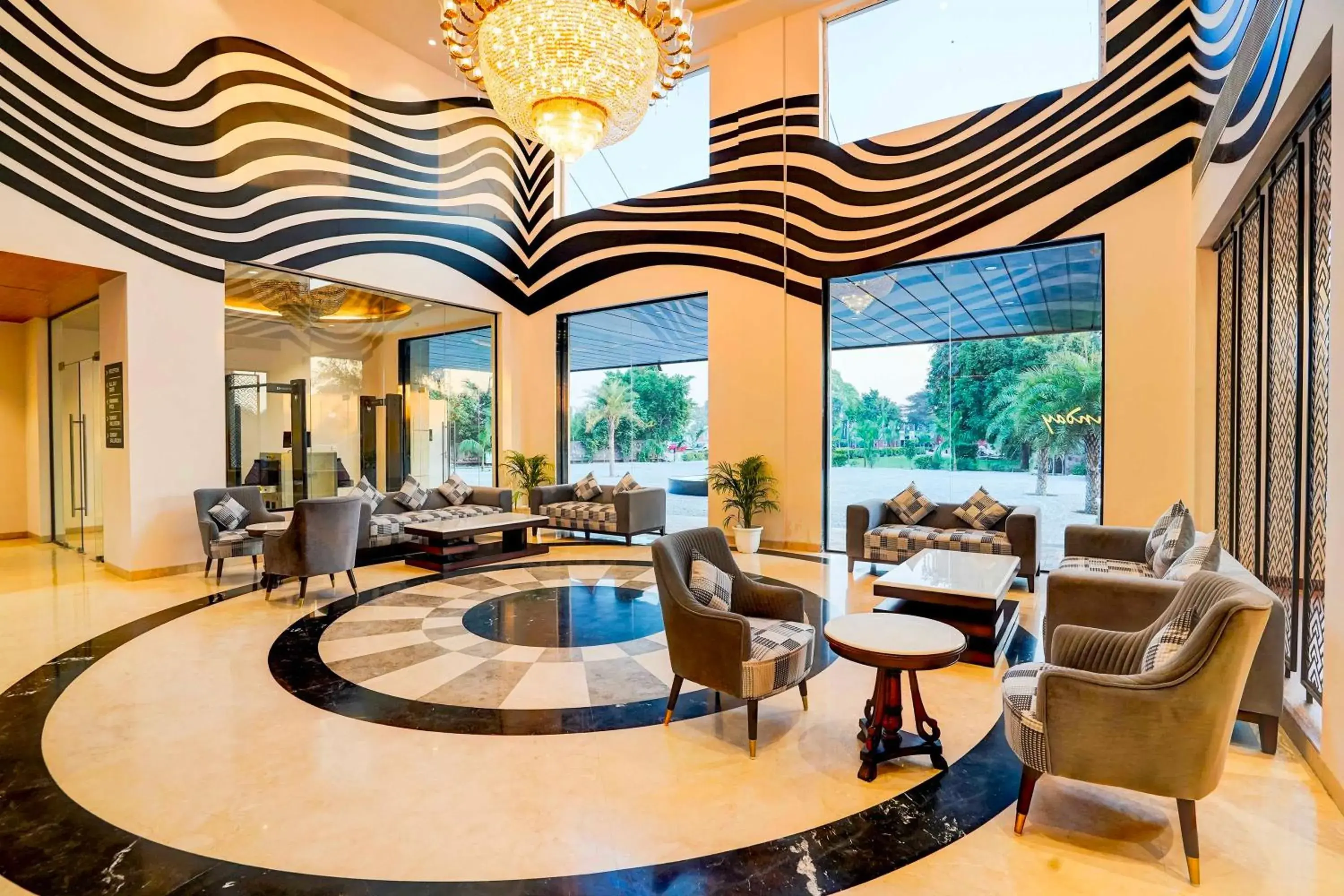 Living room in Sunday Resort & Spa by CheckIn Manesar Gurugram Living room in Sunday Resort & Spa by CheckIn Manesar Gurugram