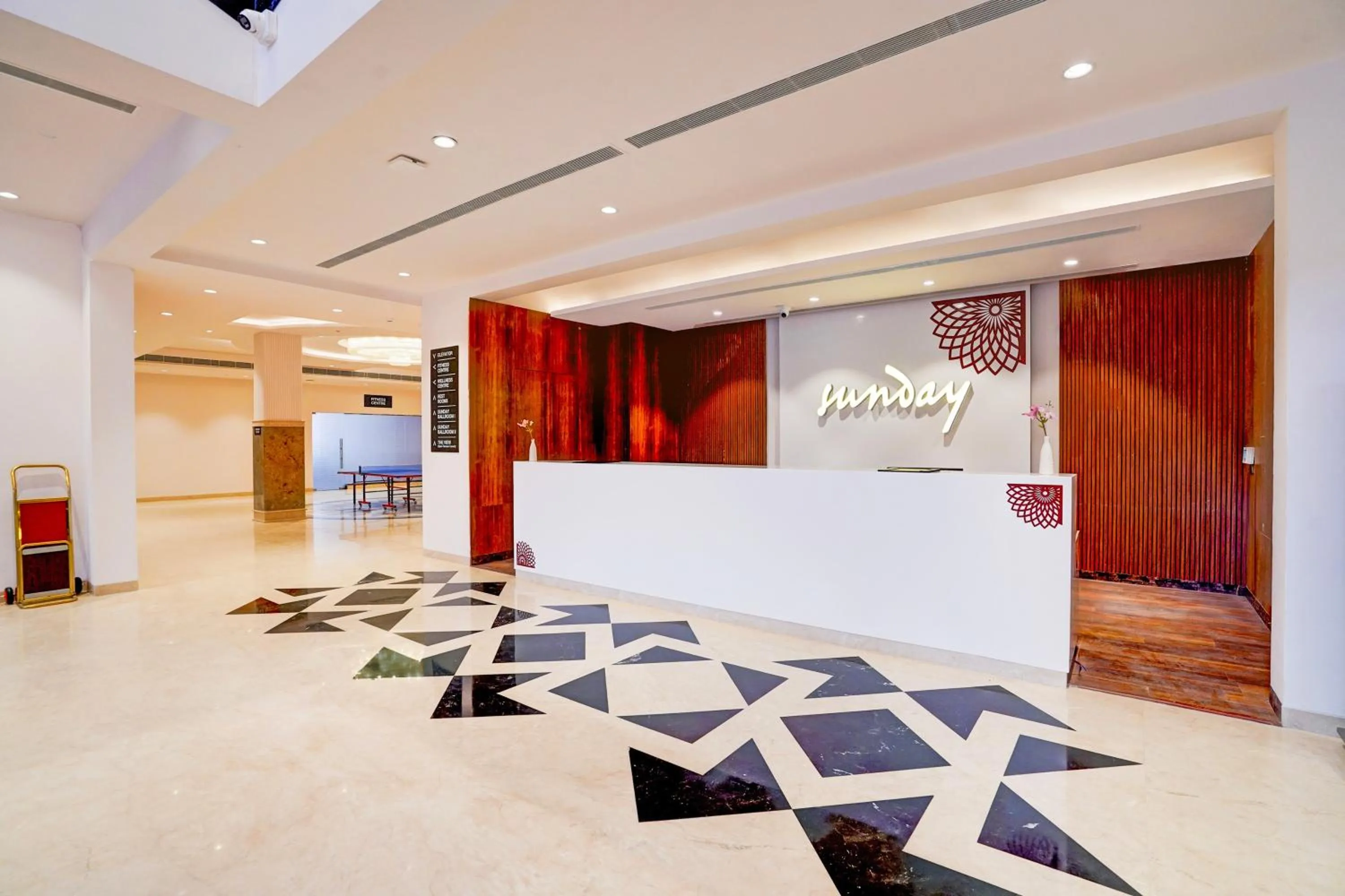 Lobby or reception in Sunday Resort & Spa by CheckIn Manesar Gurugram