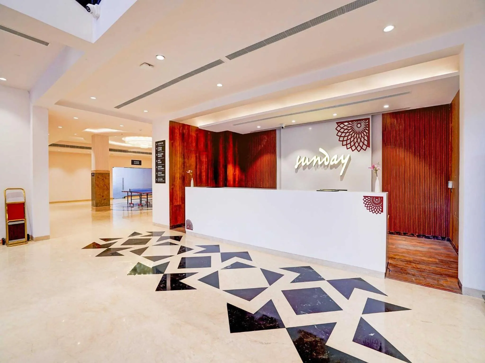 Lobby or reception in Sunday Resort & Spa by CheckIn Manesar Gurugram