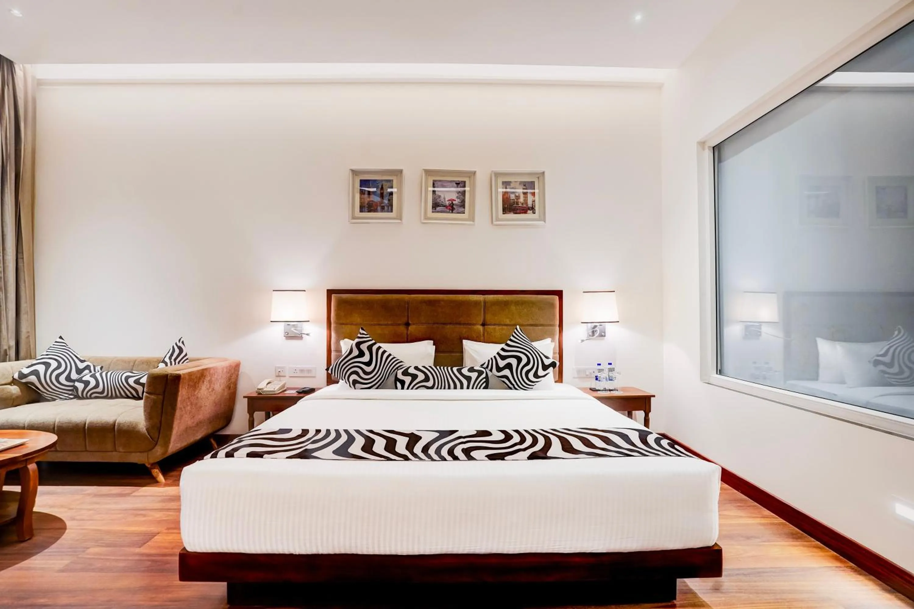 Bedroom, Bed in Sunday Resort & Spa by CheckIn Manesar Gurugram