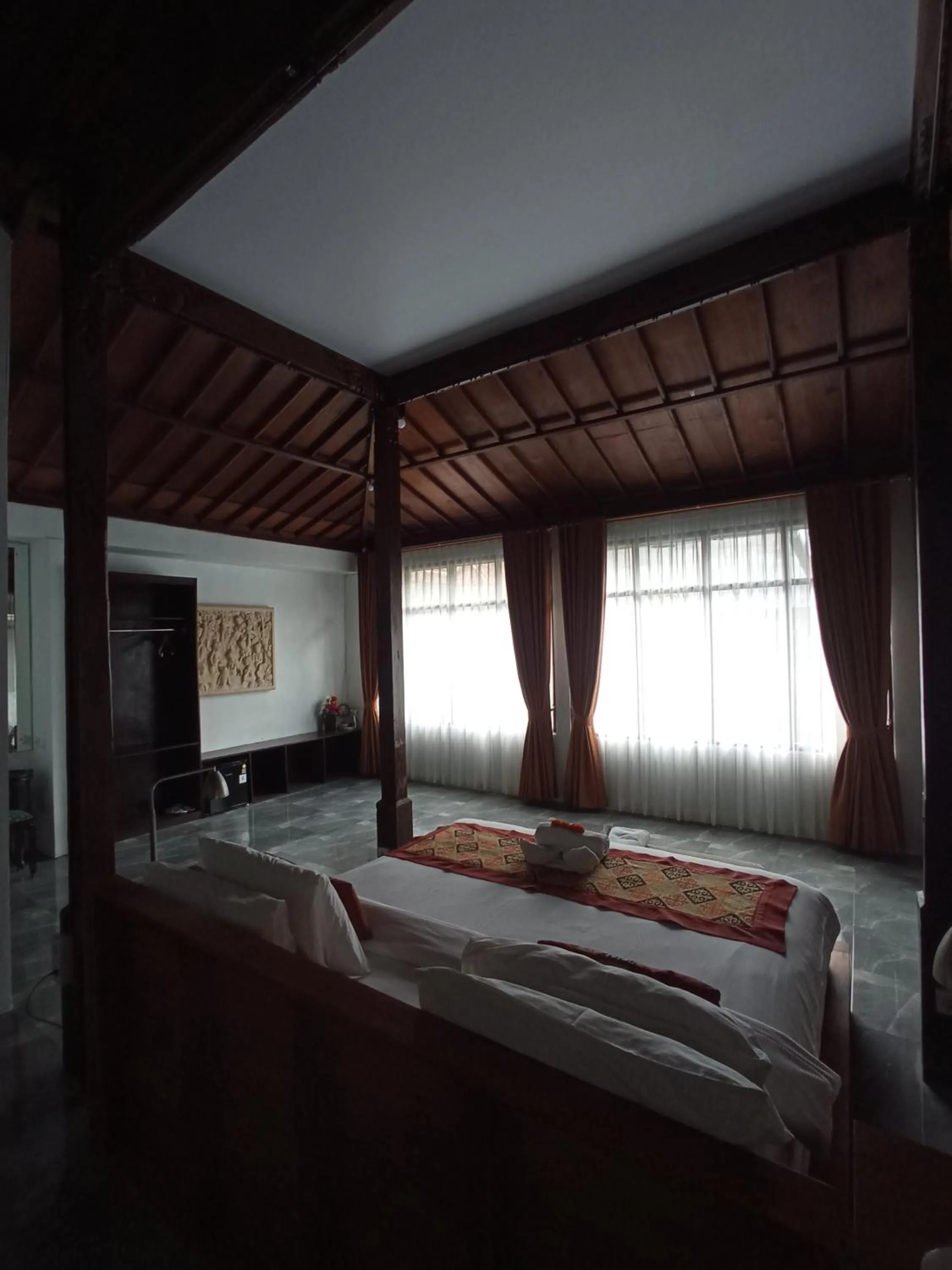 Bedroom, Bed in Kampoeng Joglo Abangan Ubud
