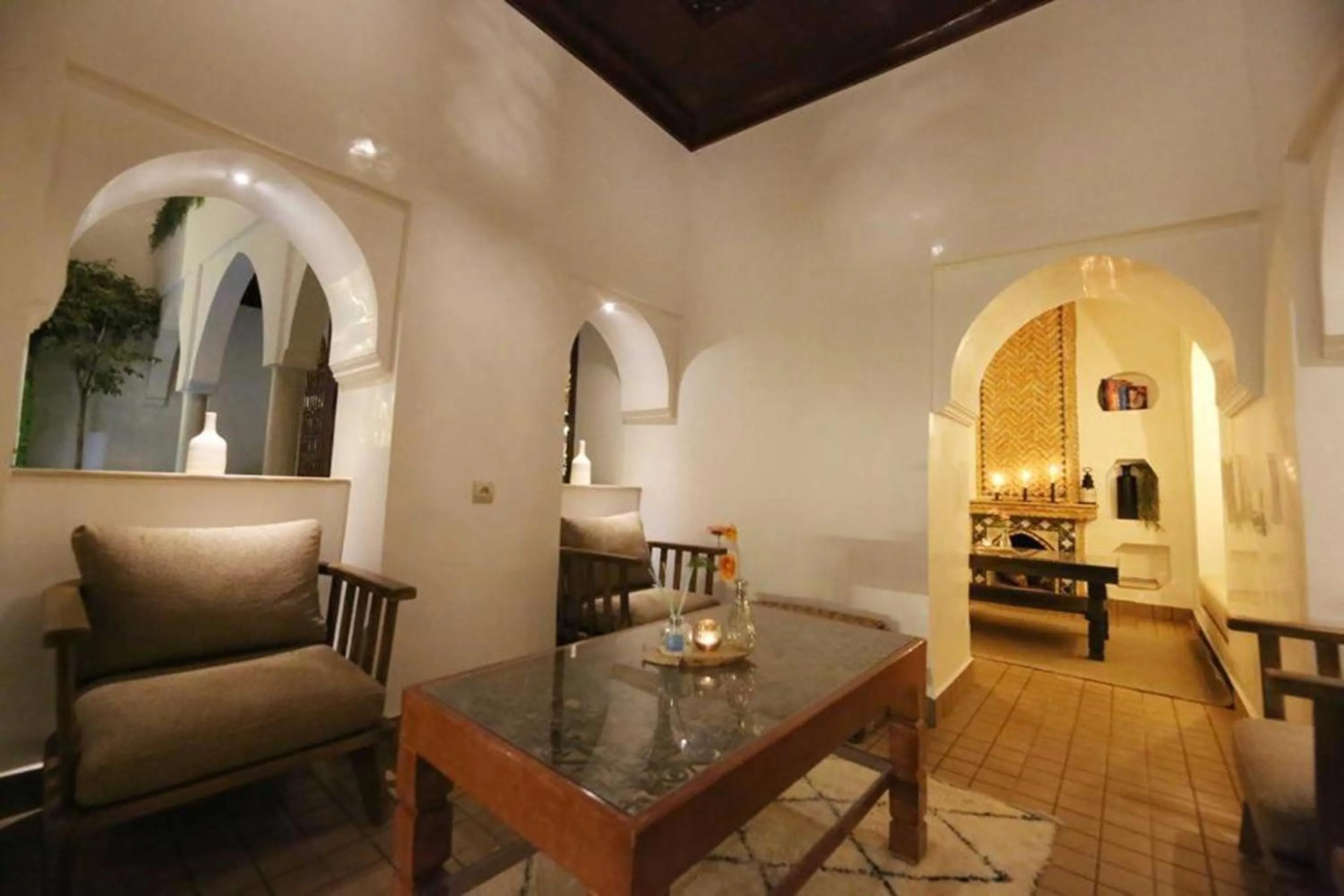 Seating area in Riad Oum H&N Exclusive