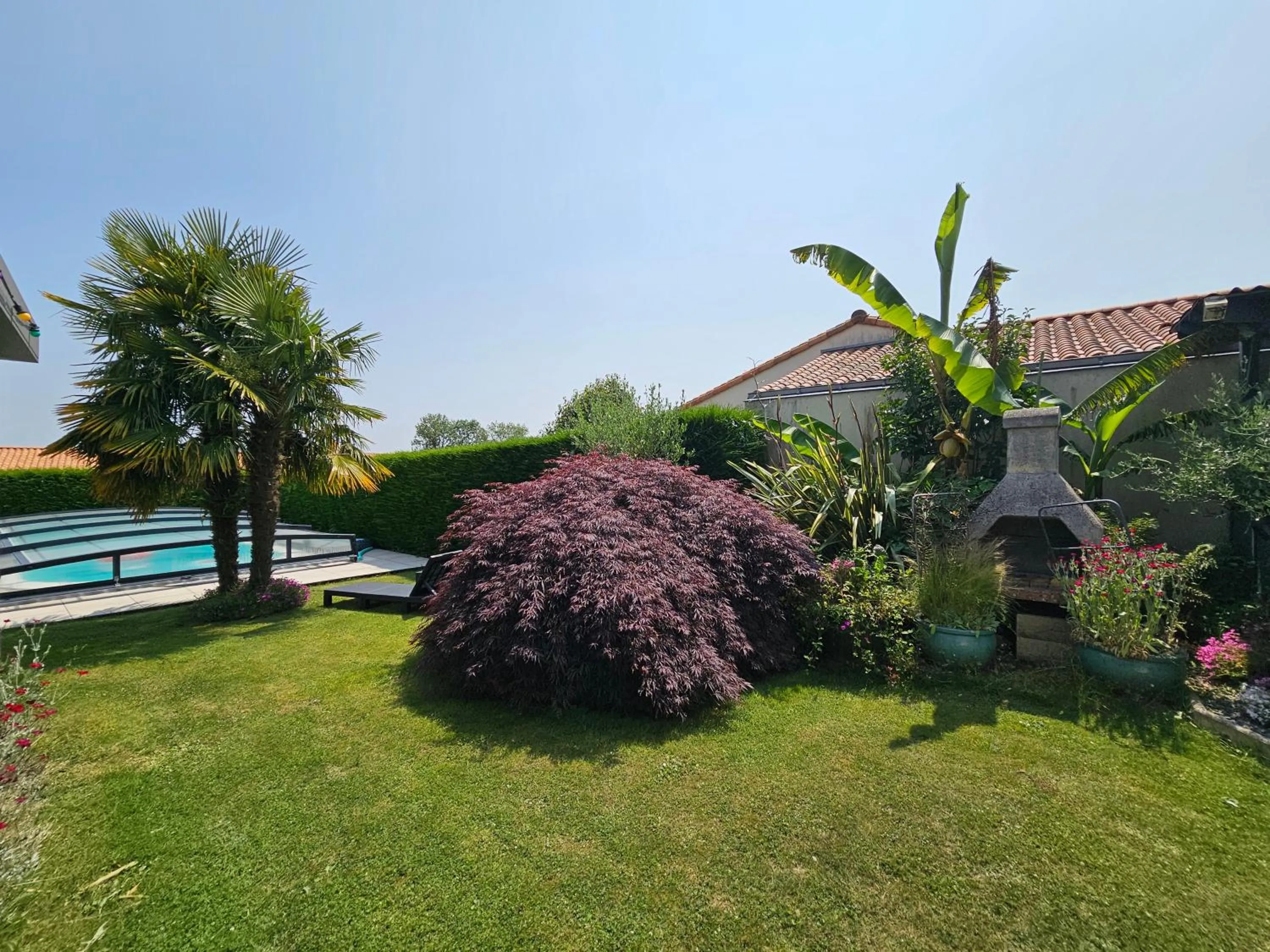 Natural landscape in Le Pavachon gîte familial piscine couverte privée chauffée - Aux portes du Puy duFou