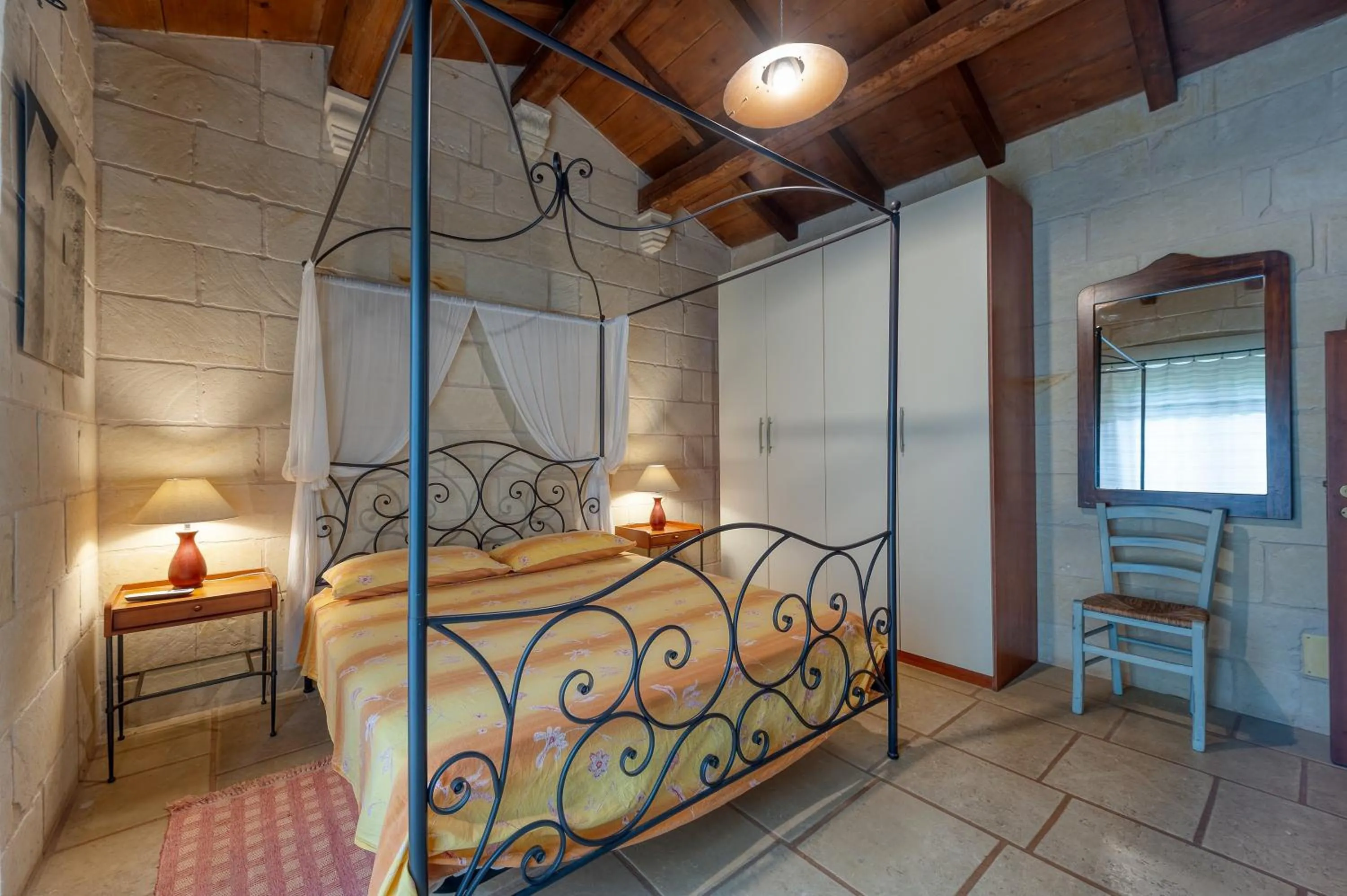 Living room, Bed in Masseria Copertini