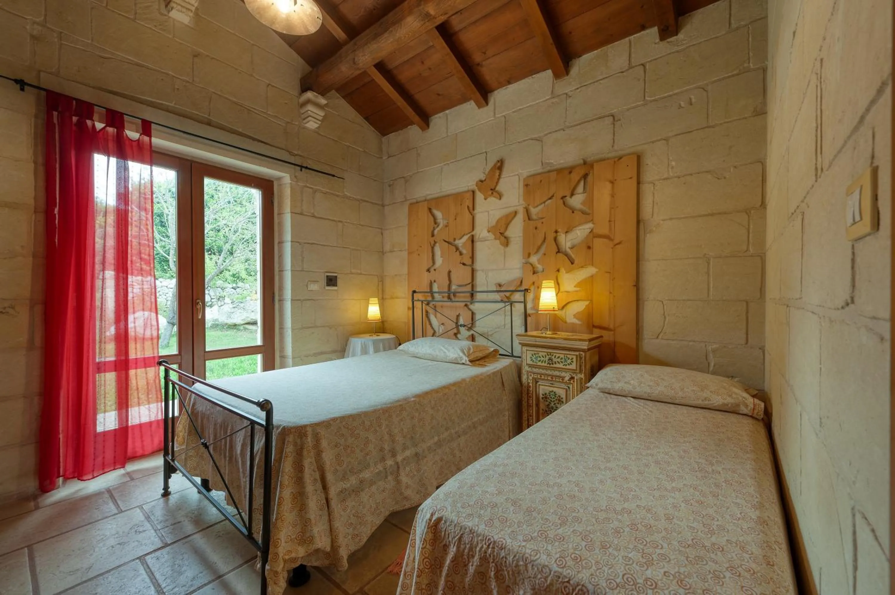 Property building, Bed in Masseria Copertini