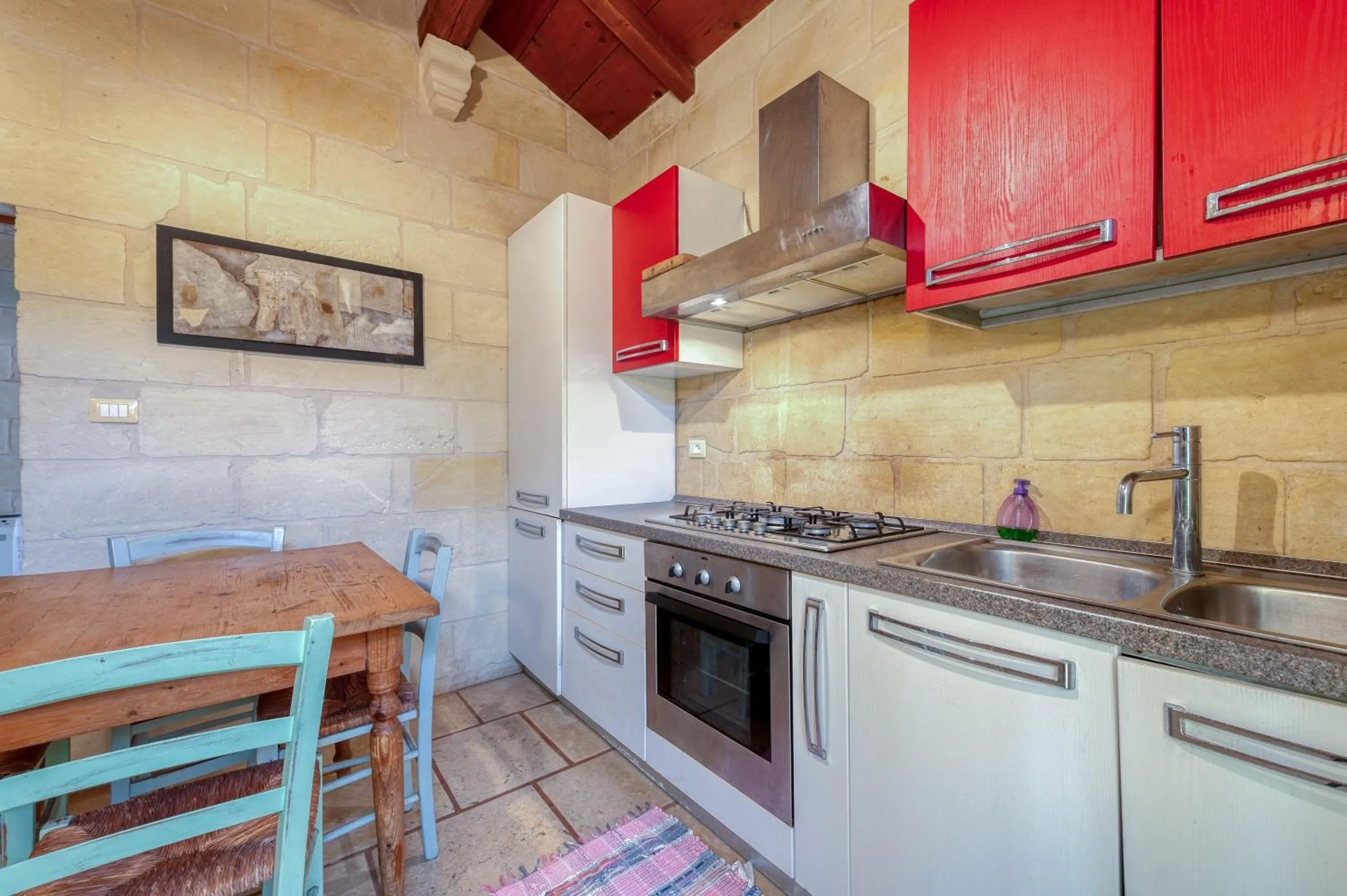 Kitchen or kitchenette in Masseria Copertini